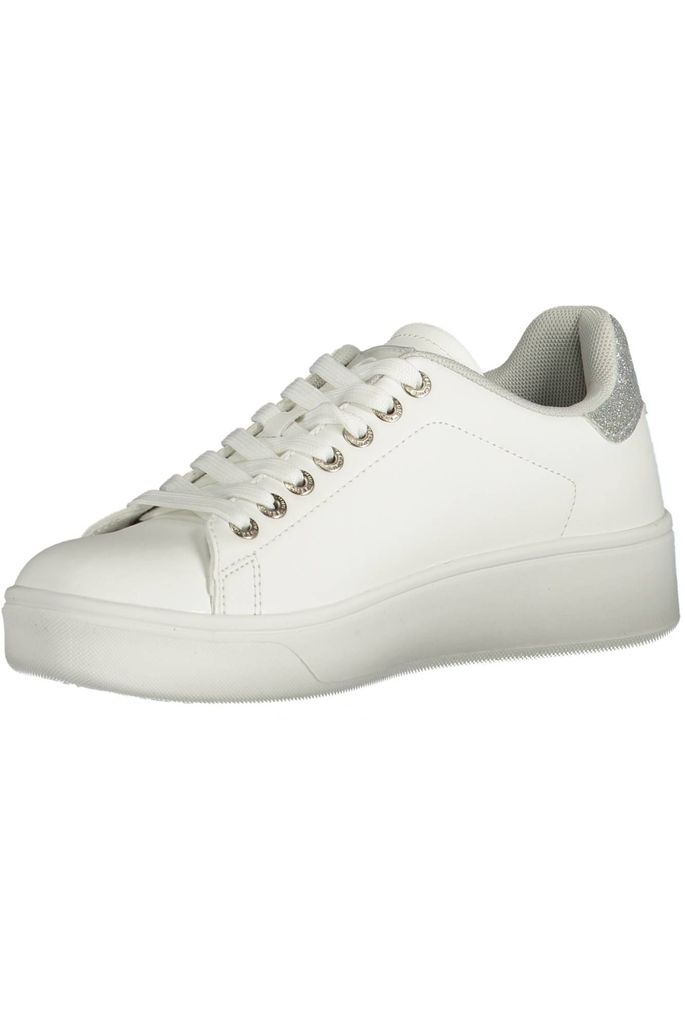 2476557.jpg White Polyester Women Sneaker - Image 3