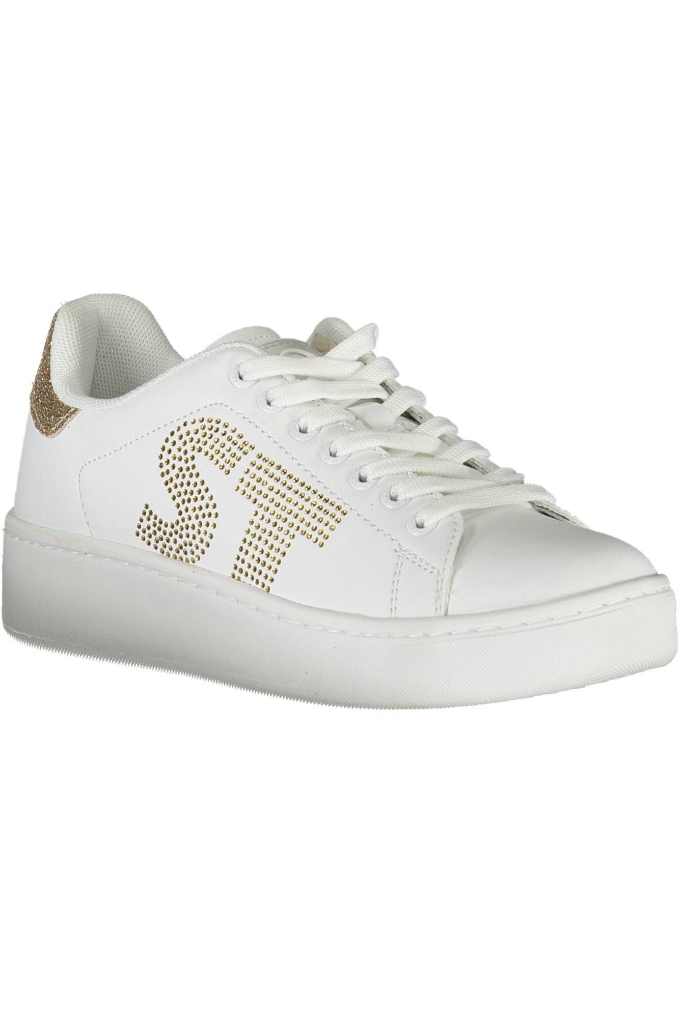 2478368.jpg White Polyester Women Sneaker - Image 2