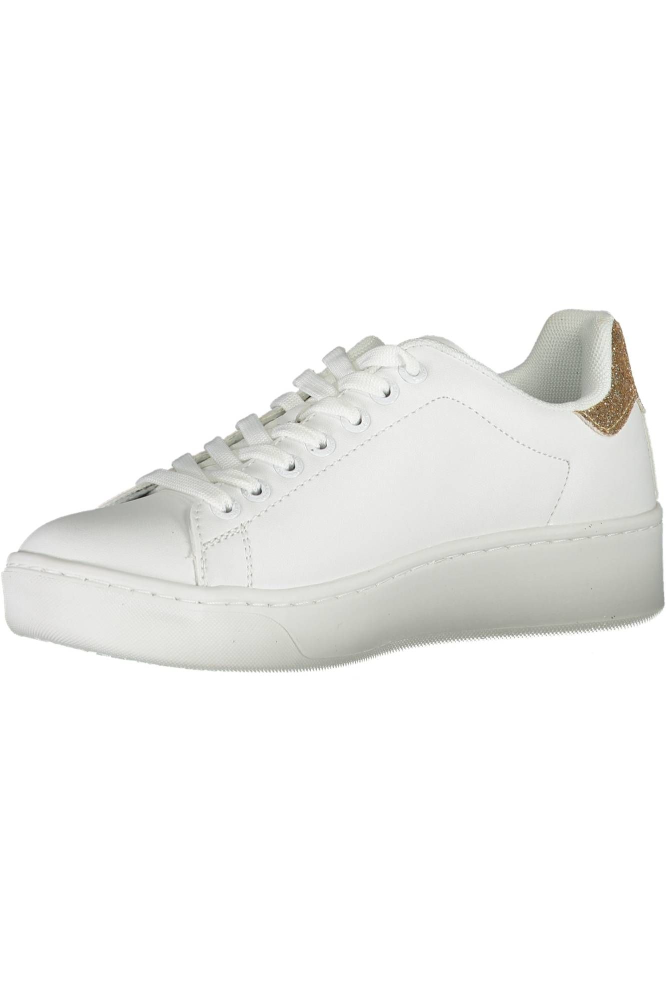 2478380.jpg White Polyester Women Sneaker - Image 3