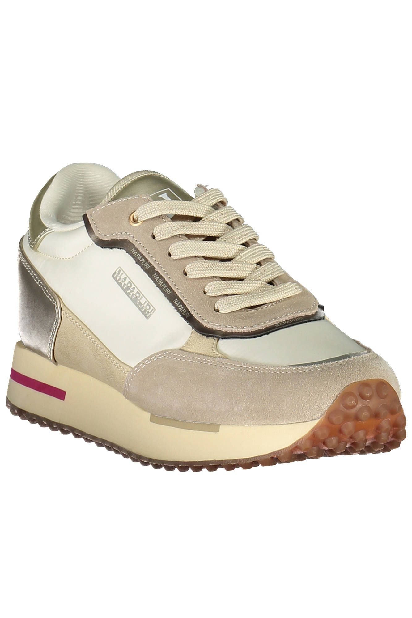 2490691.jpg Beige Polyester Women Sneaker - Image 2