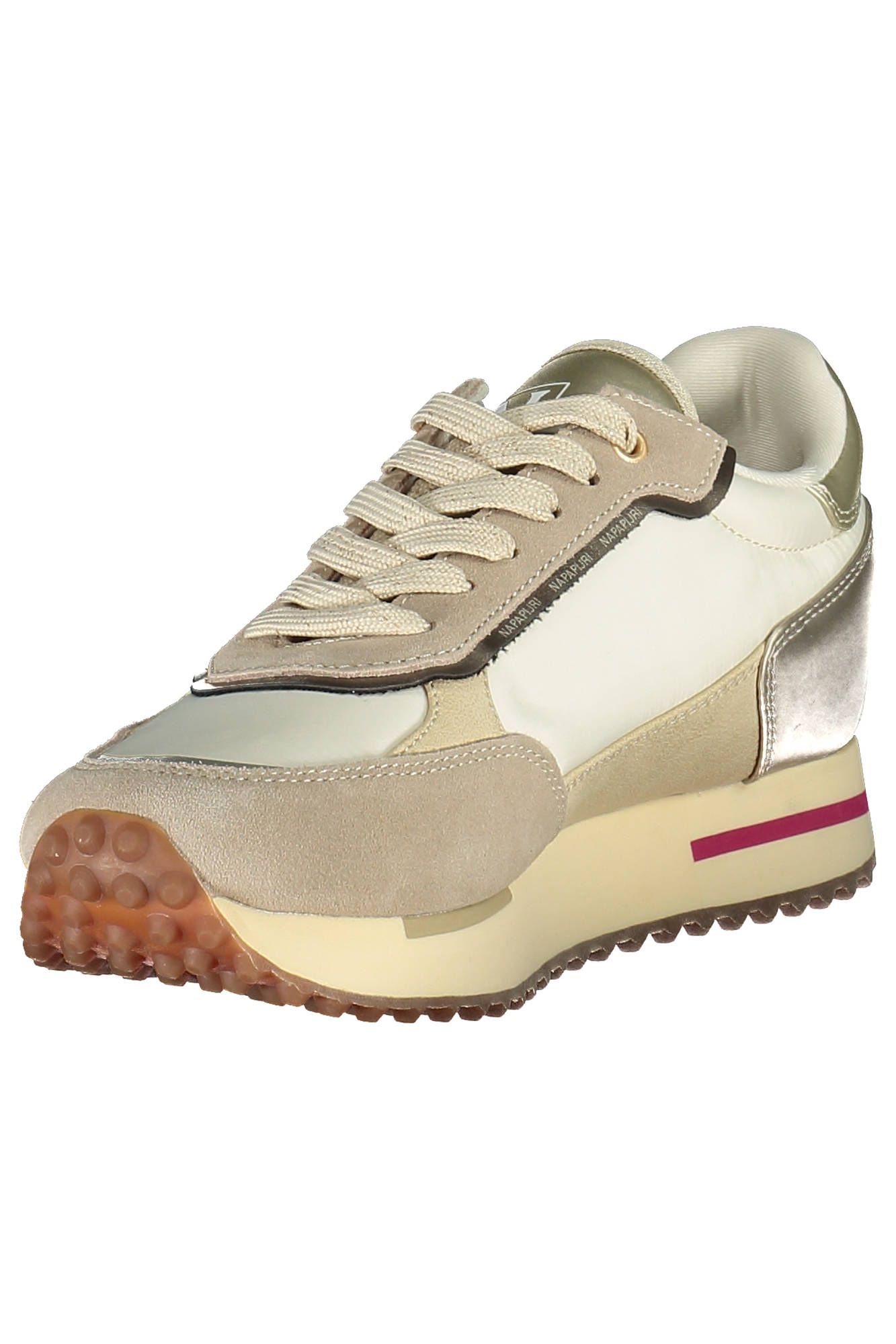 2490705.jpg Beige Polyester Women Sneaker - Image 3