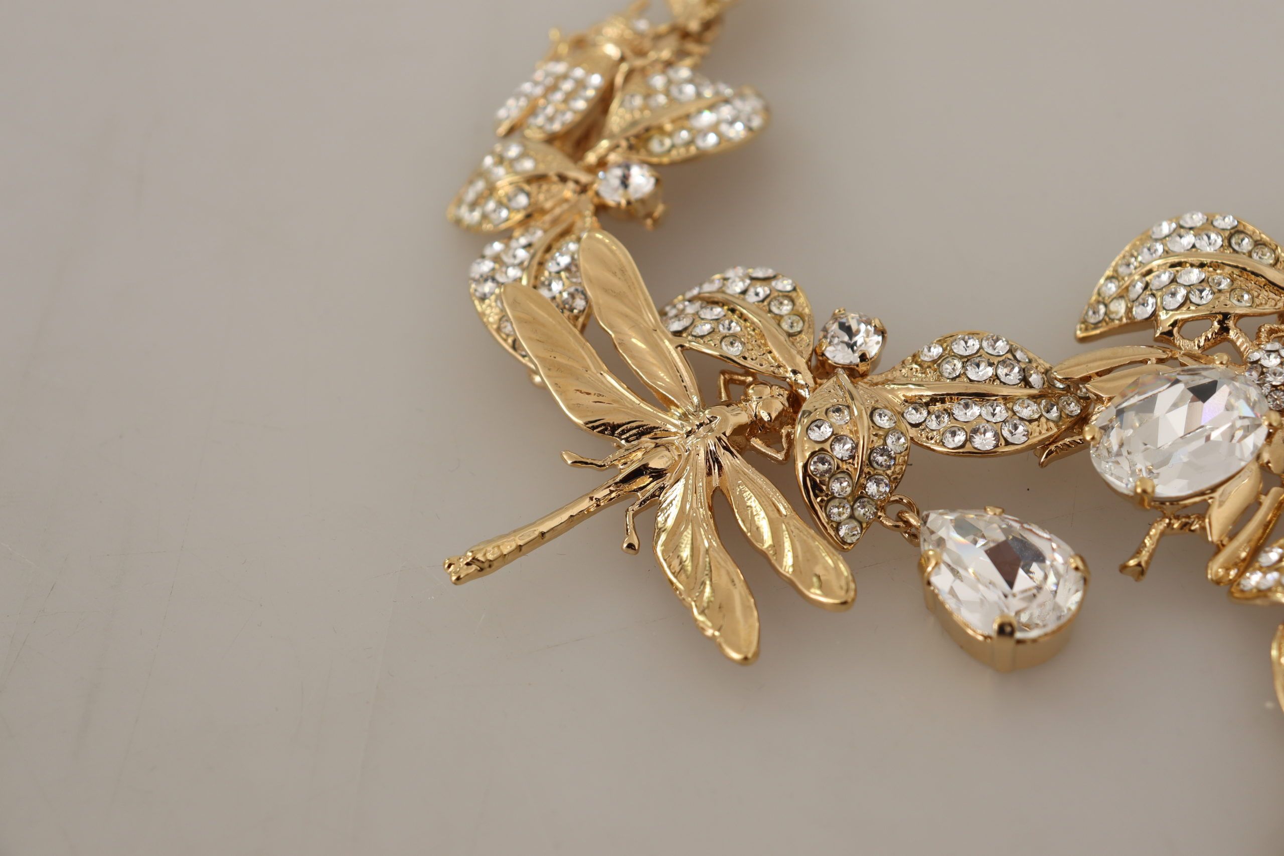 2855634.jpg Elegant Sicily Floral Bug Statement Necklace - Image 6