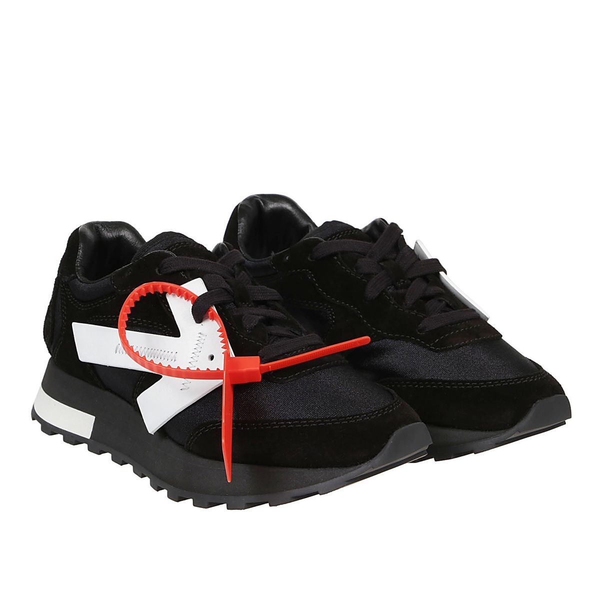 2965258.jpg Chic Suede Arrow Lace-Up Sneakers - Image 2