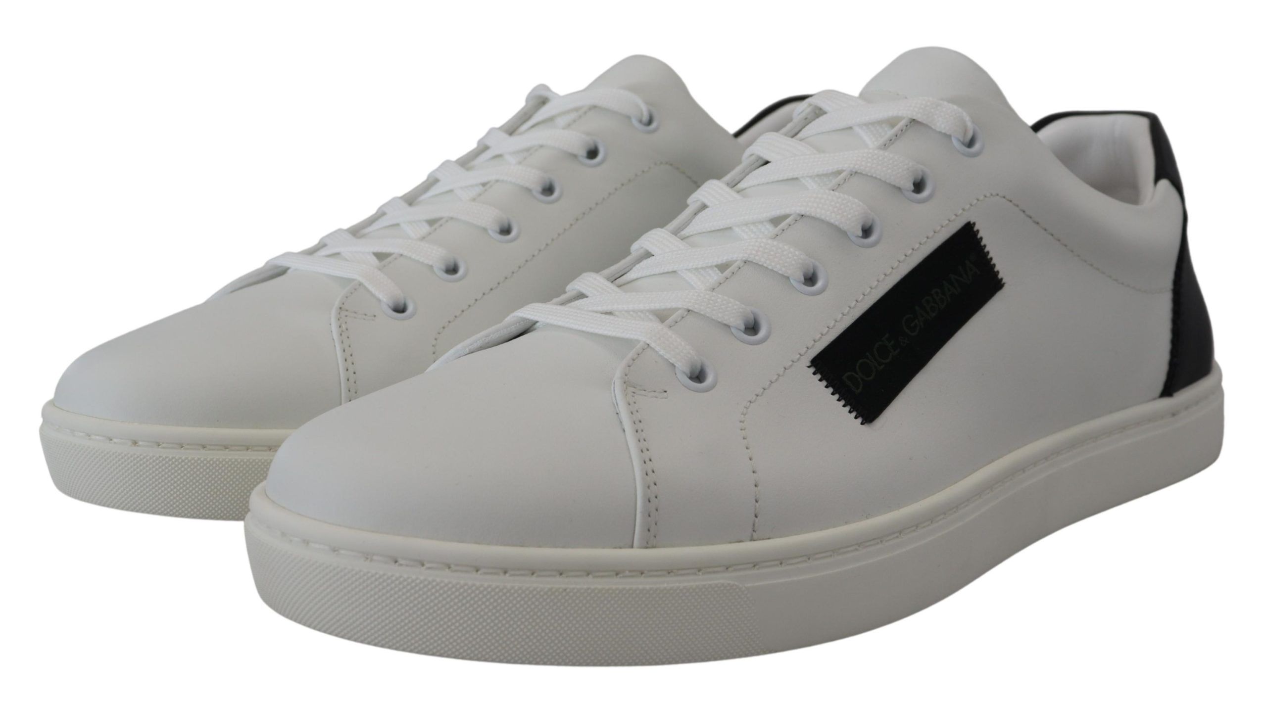 2985844.jpg Chic White Leather Low-Top Sneakers - Image 5