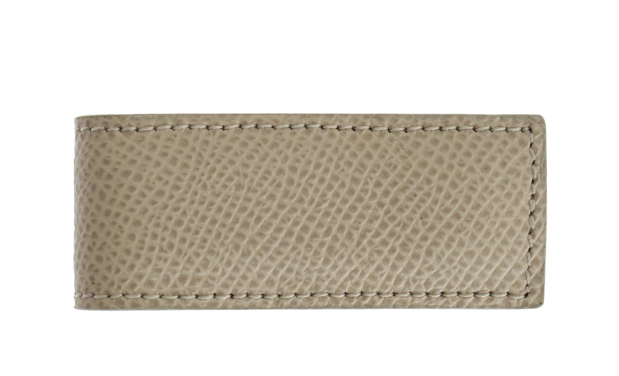 300199.jpg Elegant Beige Leather Money Clip - Image 3