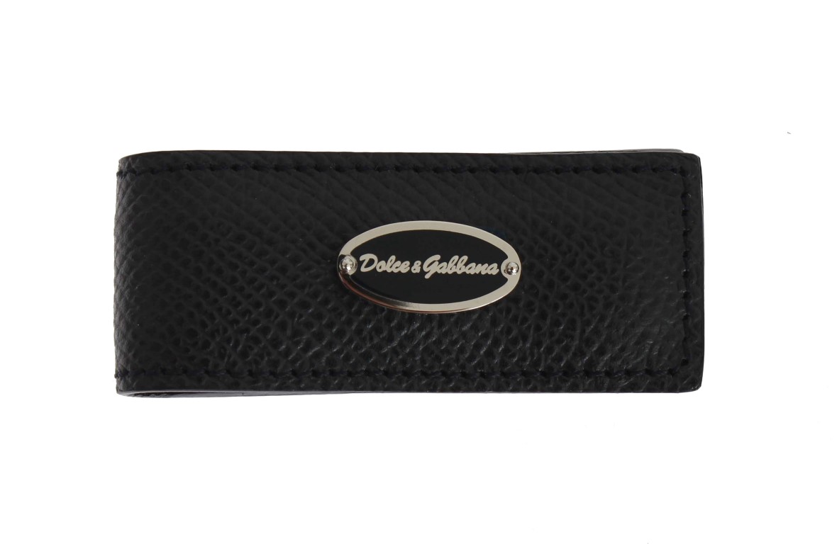 300219.jpg Elegant Blue Leather Money Clip - Image 2