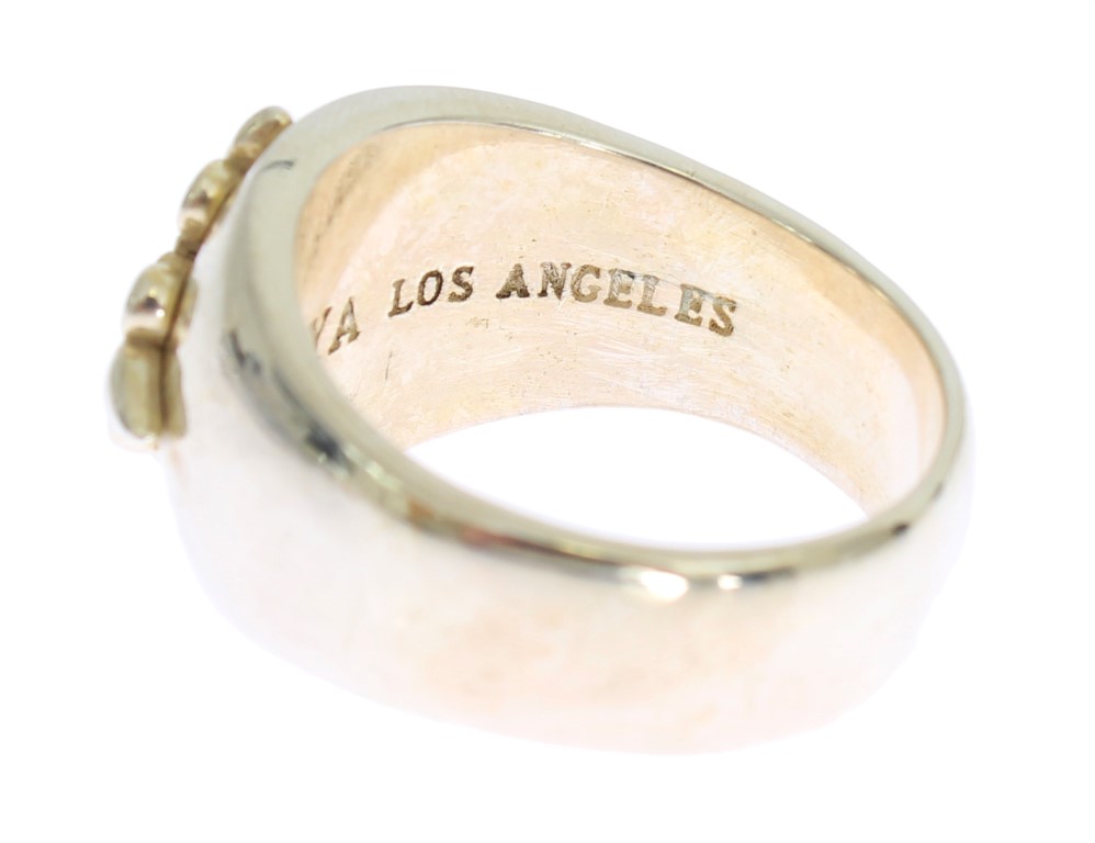 333158.jpg Silver Statement Mens Ring - Image 5