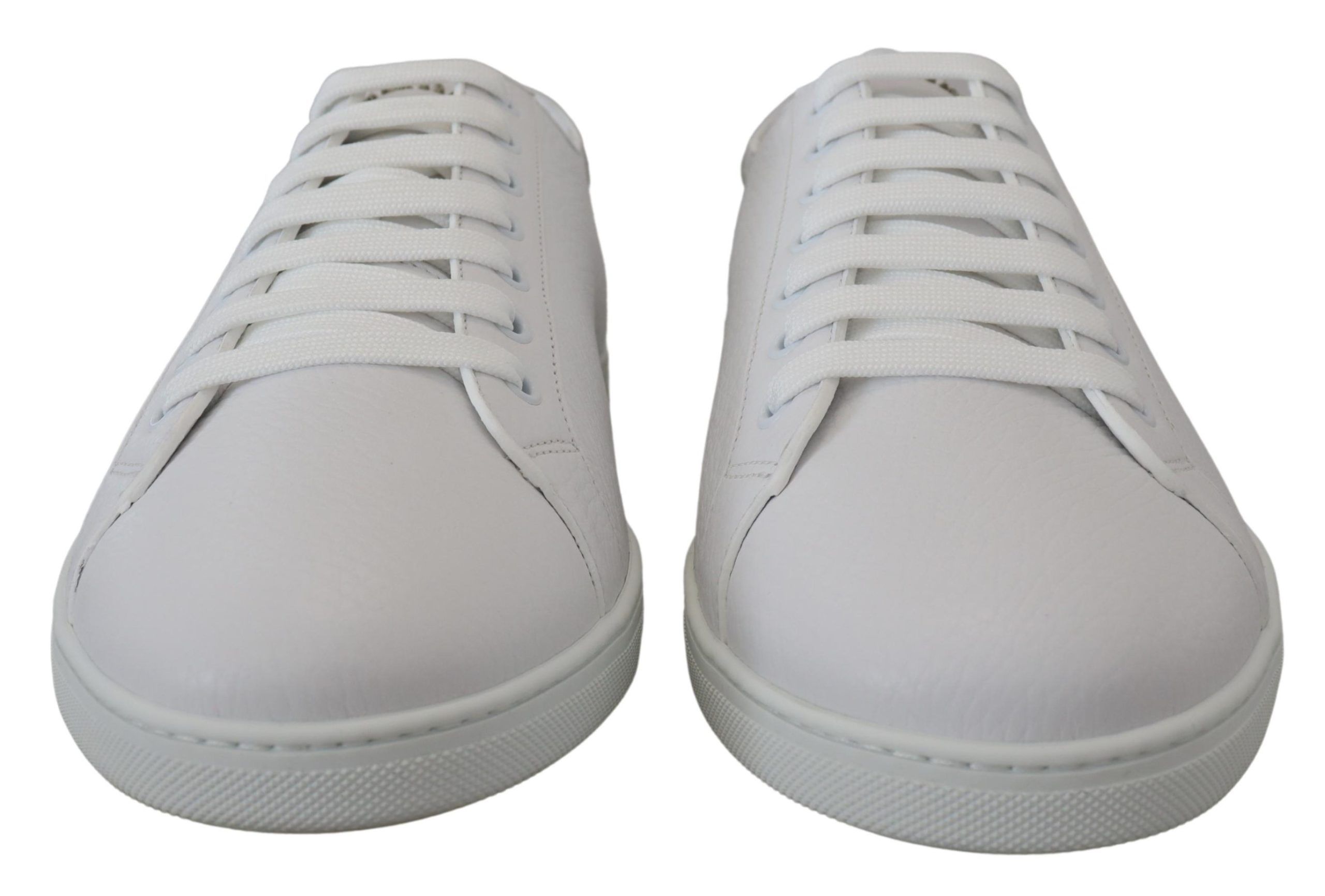 3579514.jpg Italian Leather White Low-Top Sneakers - Image 5