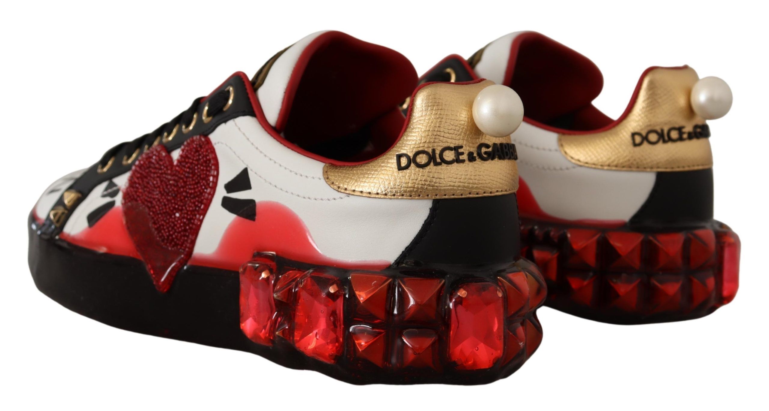 3579644.jpg Chic Royal Love Crystal Leather Sneakers - Image 3