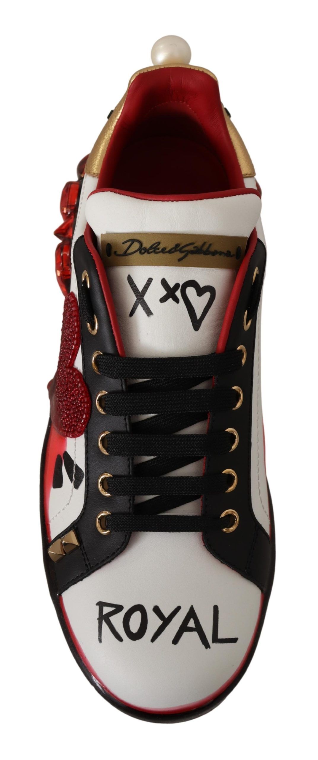 3579649.jpg Chic Royal Love Crystal Leather Sneakers - Image 6