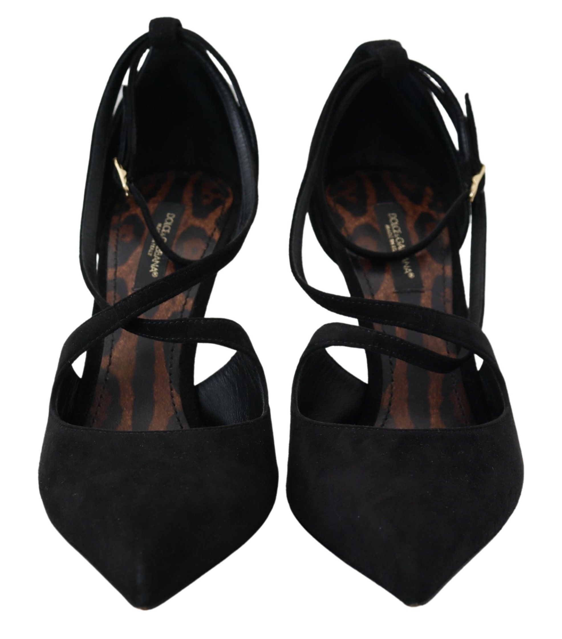 3582245.jpg Elegant Ankle Strap Suede Heels - Image 4