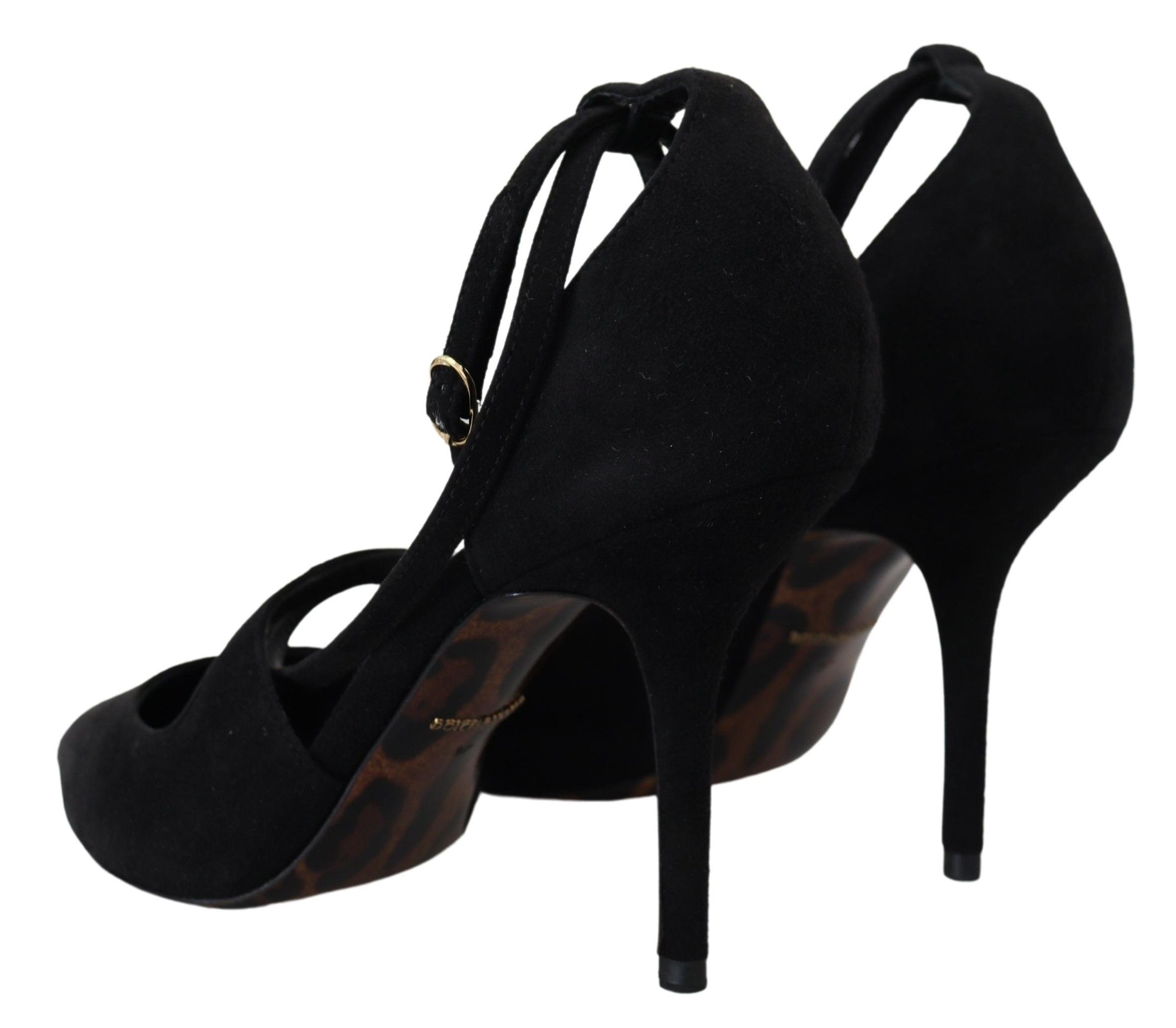 3582250.jpg Elegant Ankle Strap Suede Heels - Image 6
