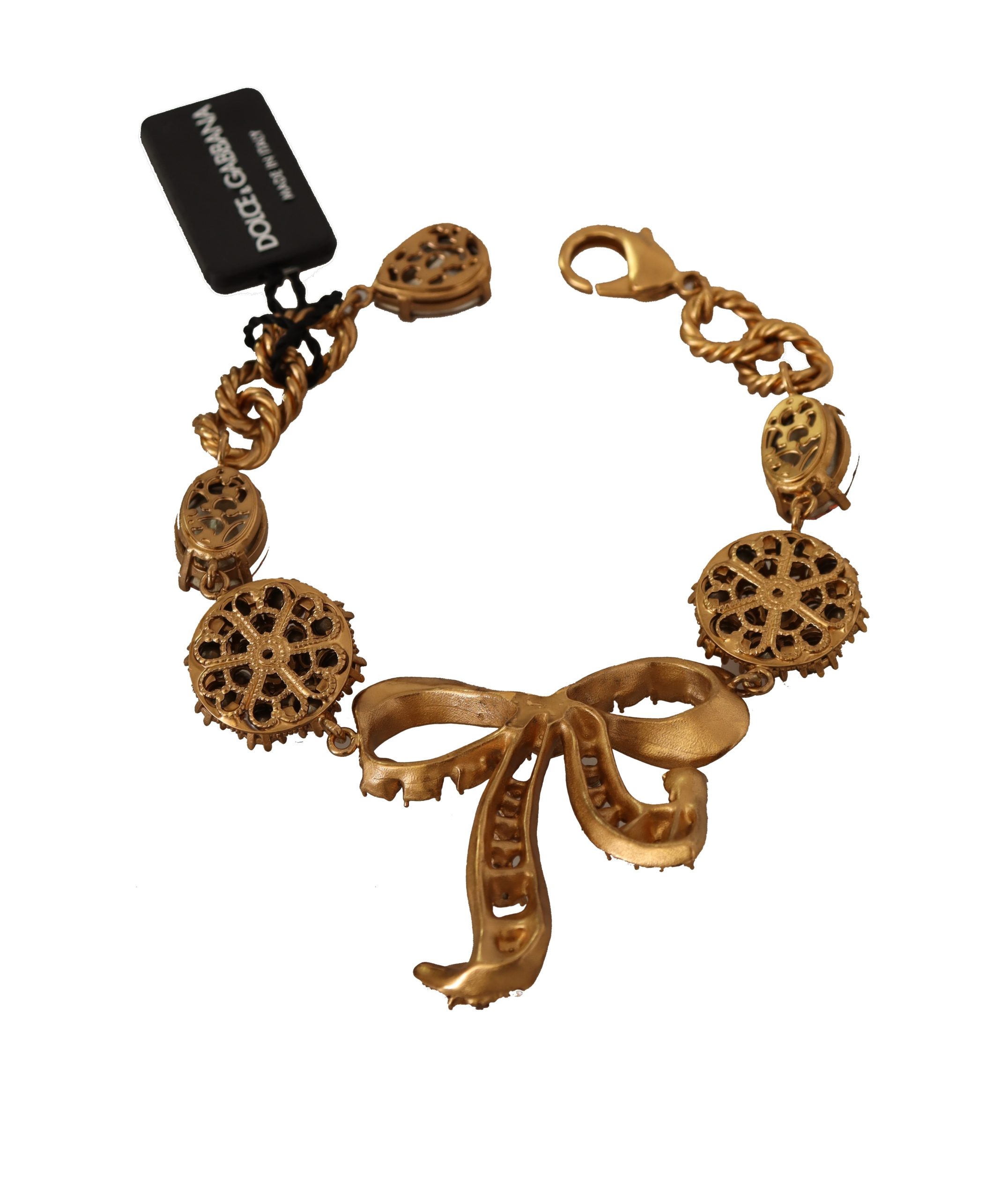 4058166.jpg Elegant Crystal Charm Gold Bracelet - Image 4