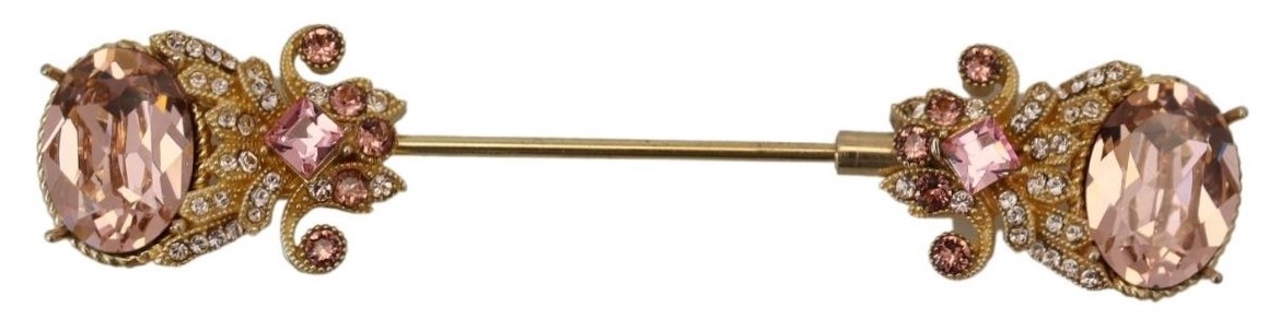 4058277.jpg Elegant Gold-Toned Sterling Silver Brooch - Image 2