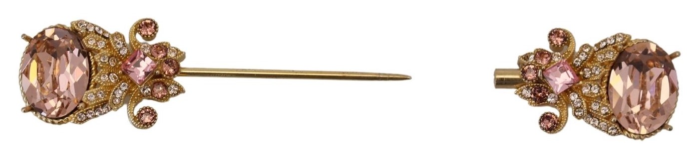 4058279.jpg Elegant Gold-Toned Sterling Silver Brooch - Image 4