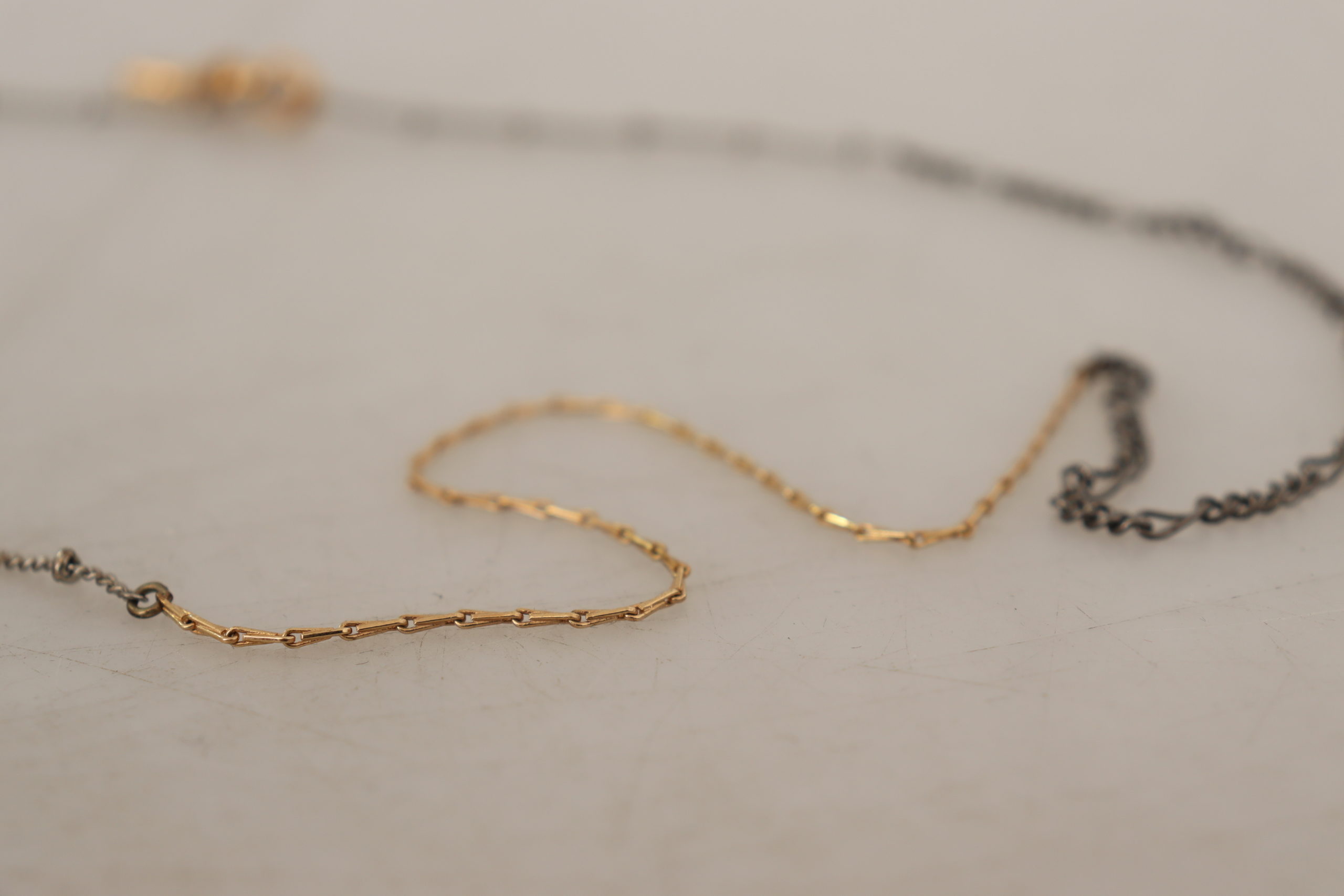 4084861.jpg Elegant Gold Tone Clover Charm Necklace - Image 6