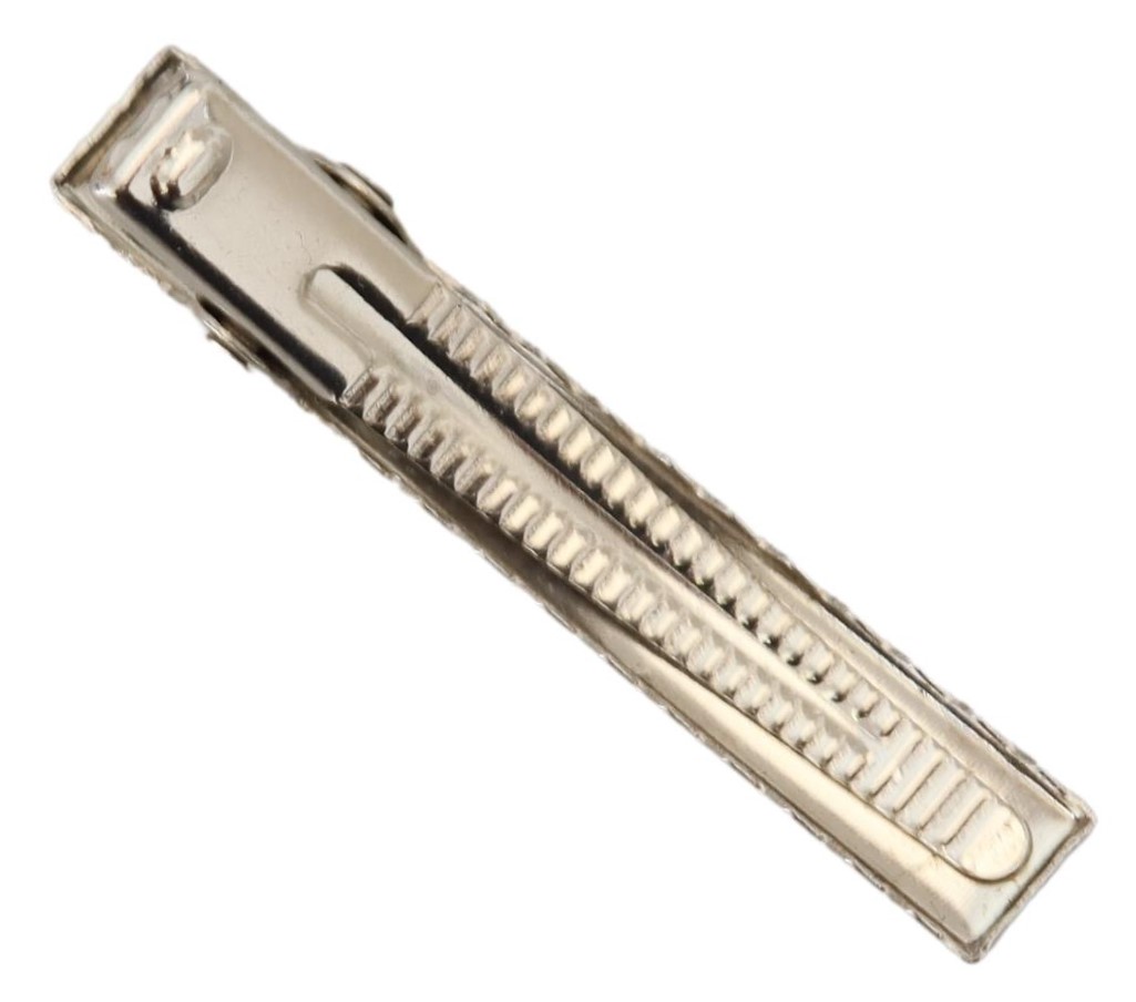 4085965.jpg Elegant Silver Brass Tie Clip for Men - Image 2