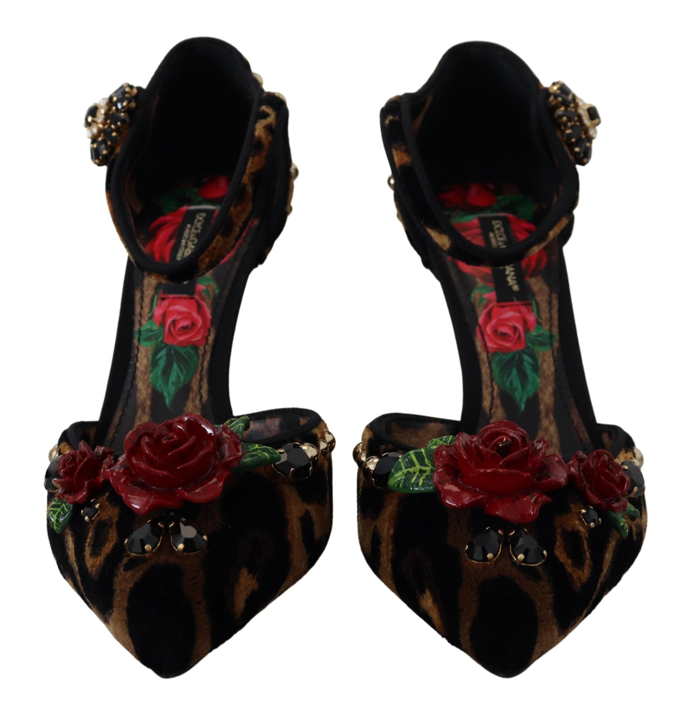 4123898.jpg Chic Leopard Ankle Strap Sandal Heels - Image 2