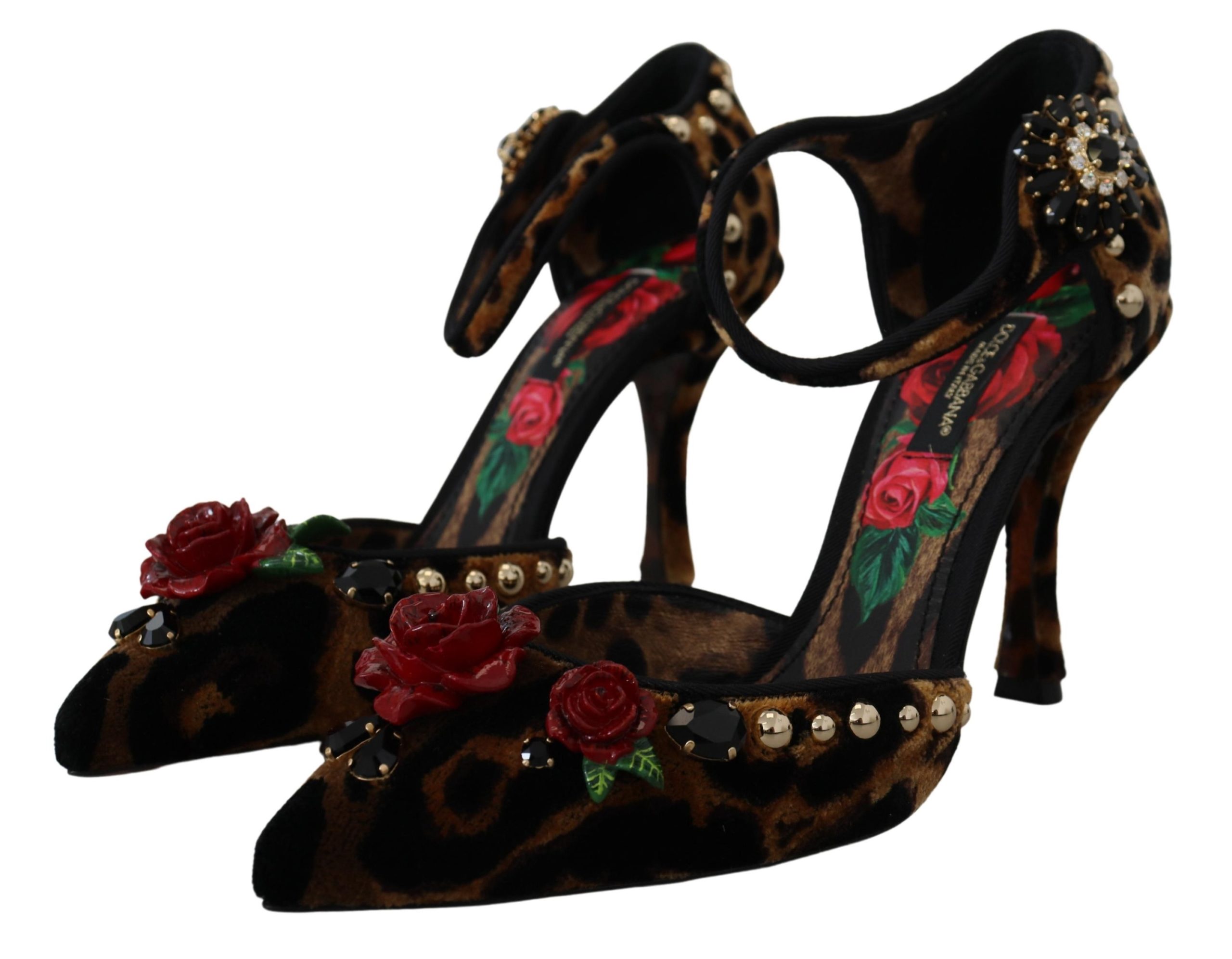 4123899.jpg Chic Leopard Ankle Strap Sandal Heels - Image 3