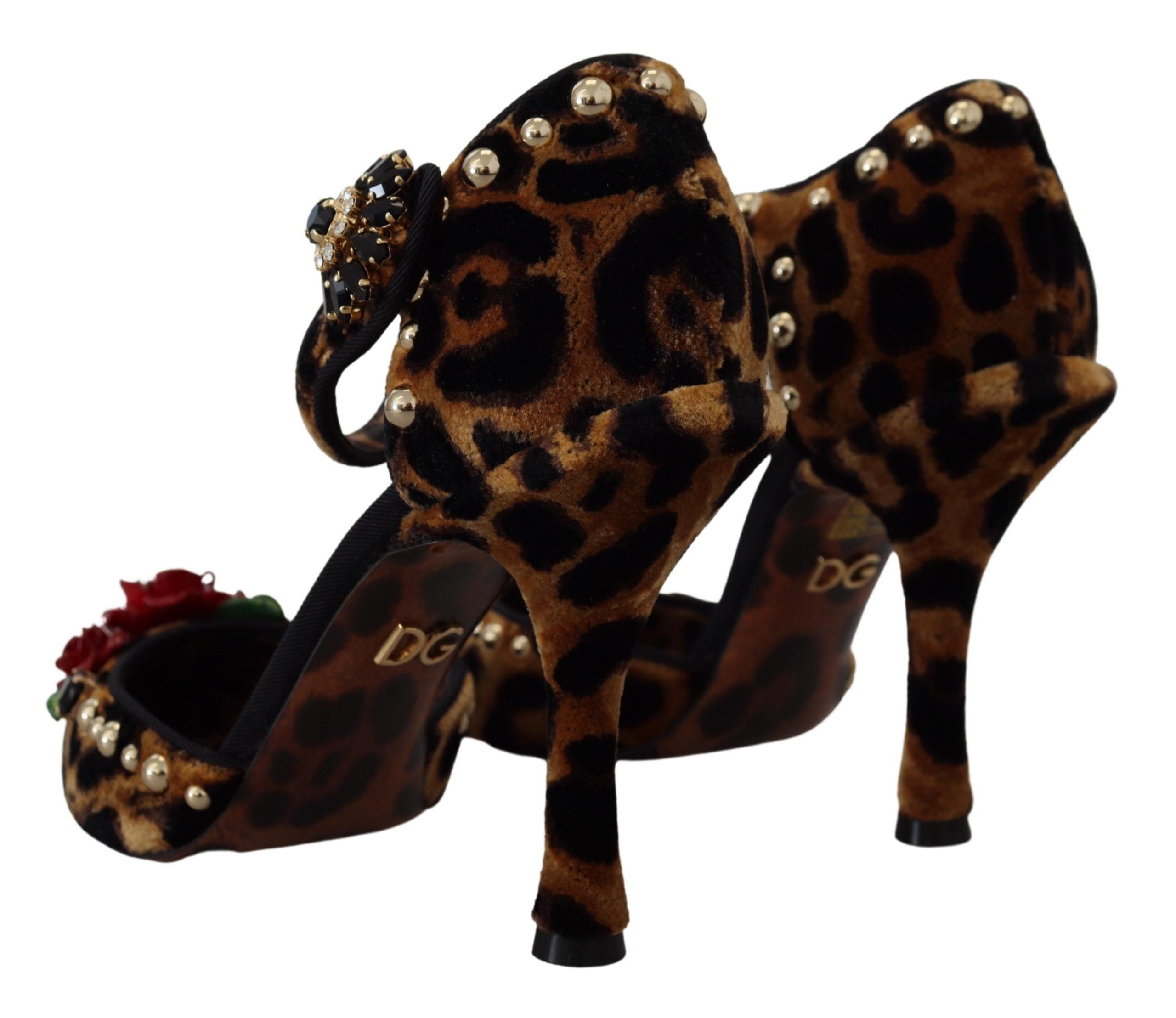 4123900.jpg Chic Leopard Ankle Strap Sandal Heels - Image 4