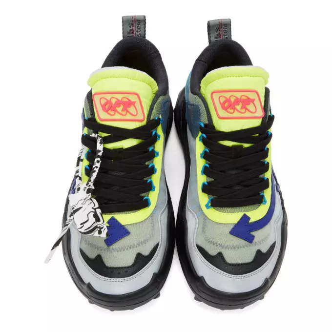 4160234.webp Iconic Black Leather Sneakers with Yellow Accents - Image 3