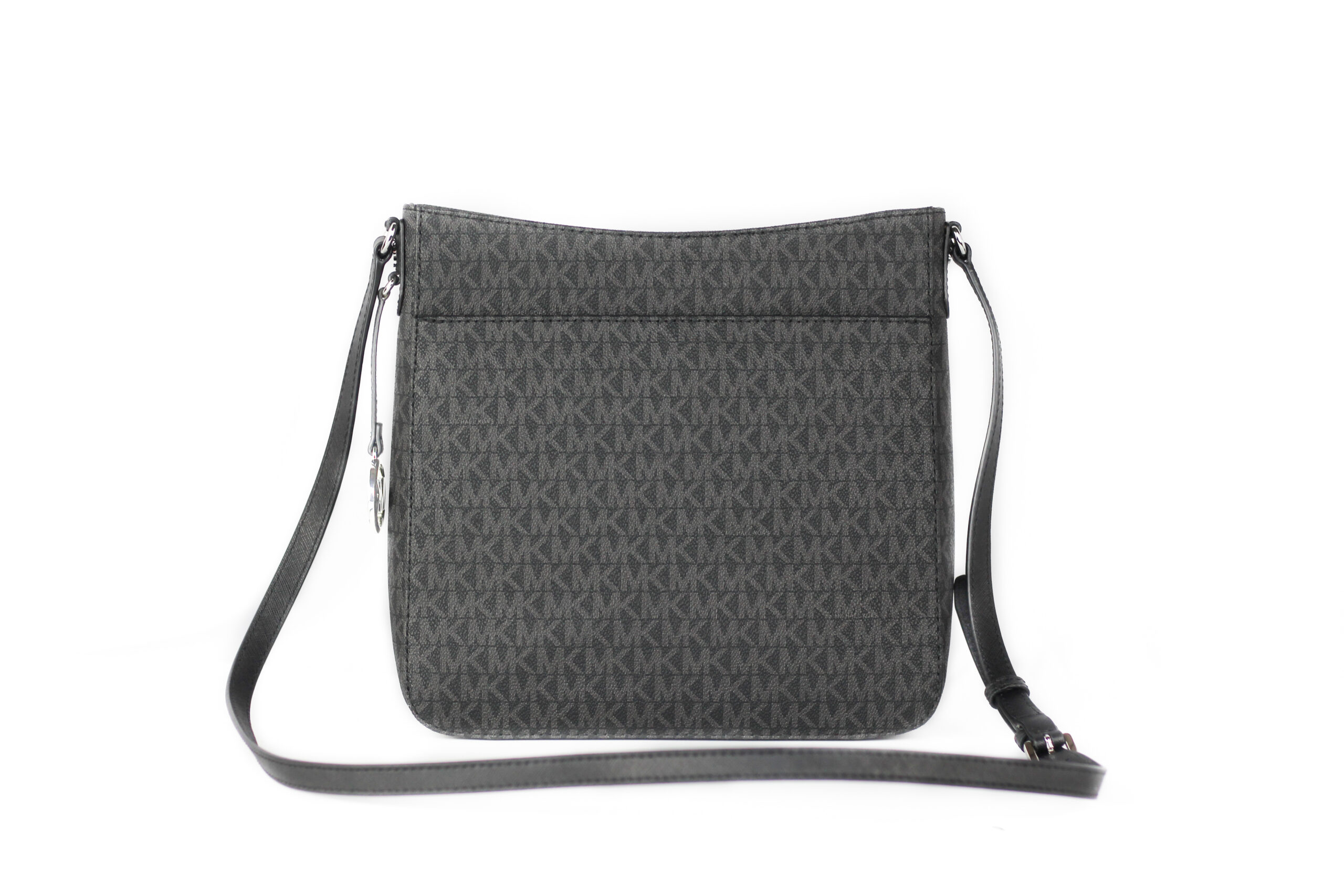 4170408.jpg Jet Set Large Signature Messenger Crossbody Bag (Black Signature) - Image 2