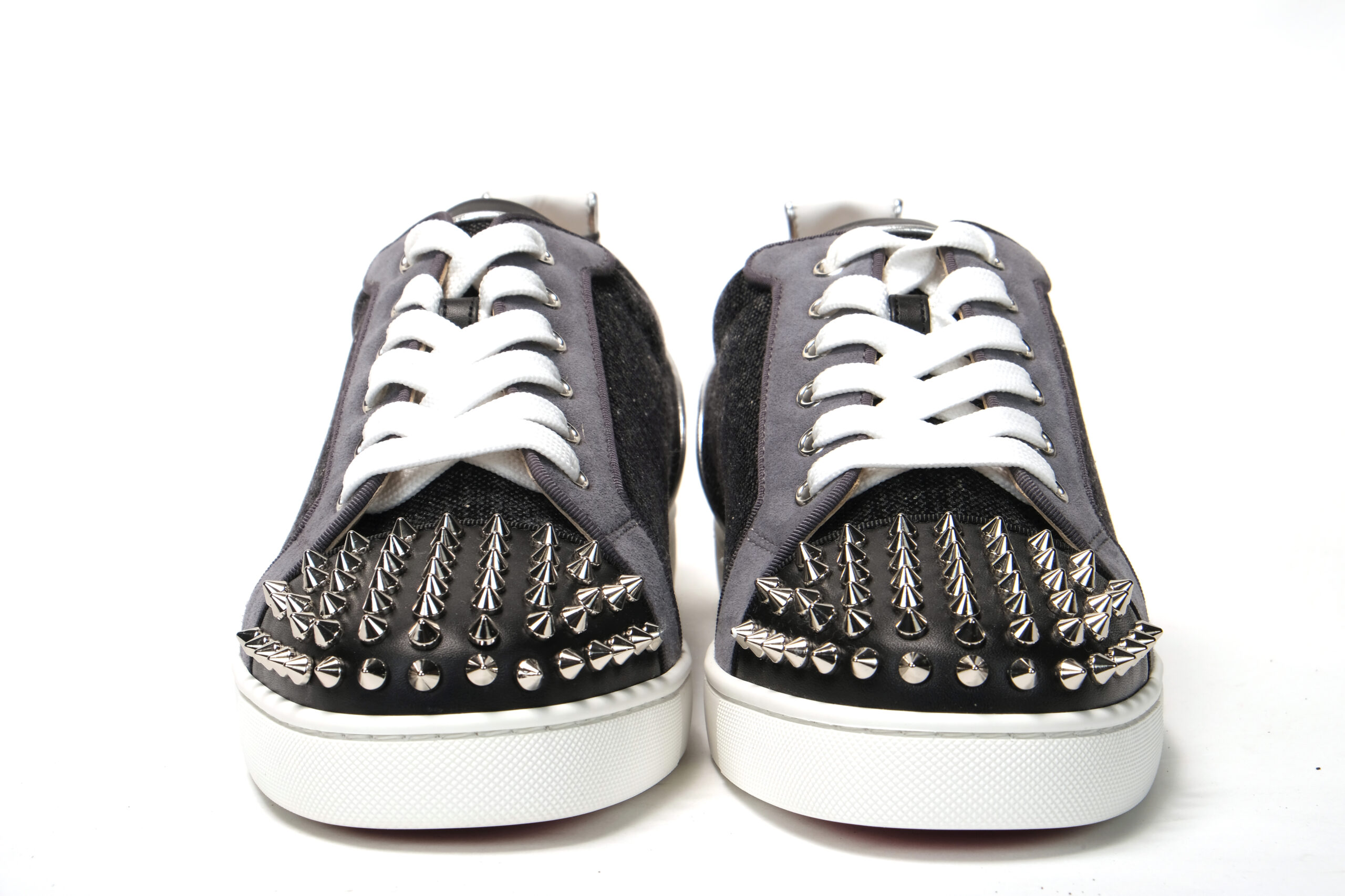 4184156.jpg Black/Silver Version Louis Junior Spikes Shoes - Image 2