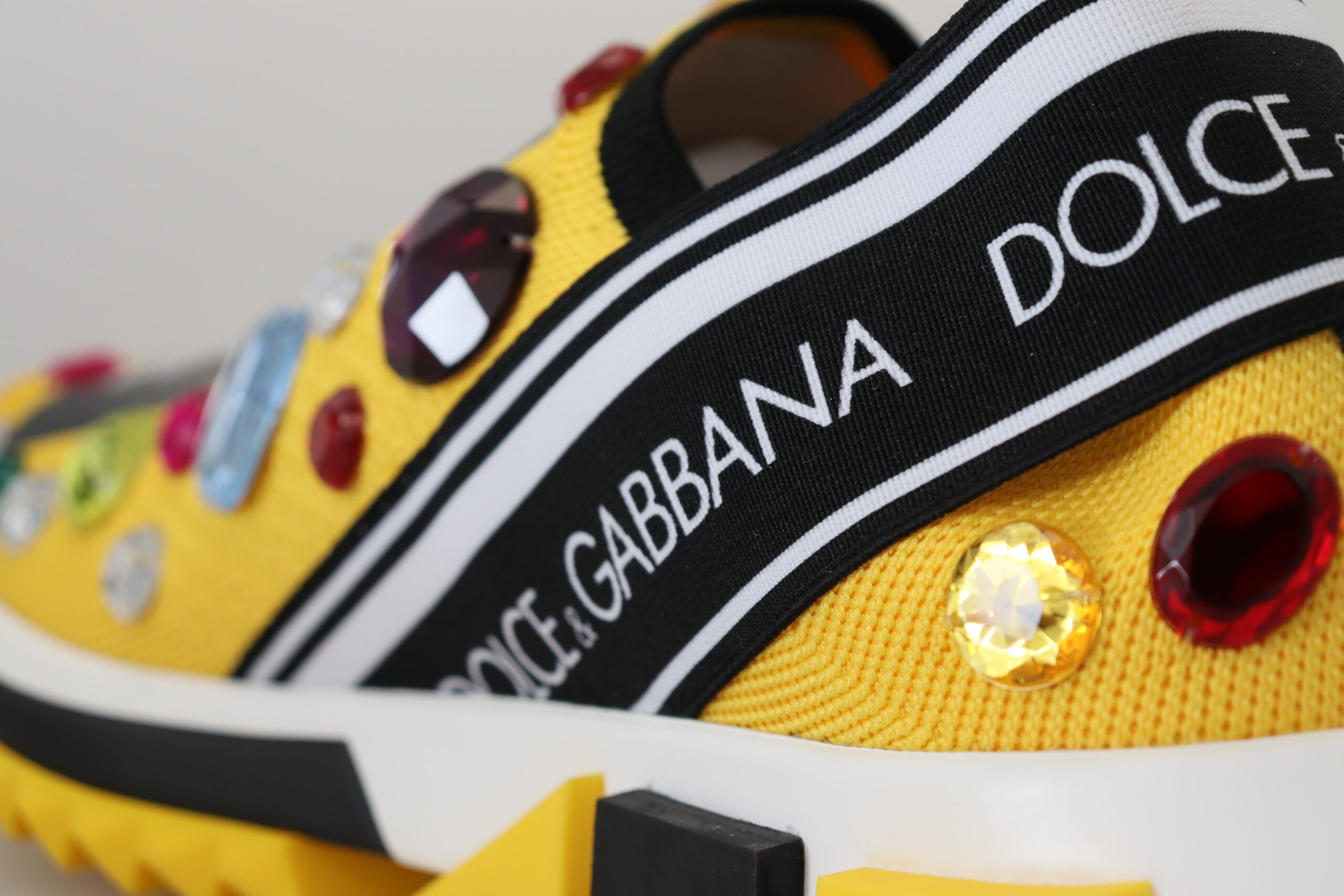 4203869.jpg Exquisite Yellow Techno Fabric Sneakers - Image 6