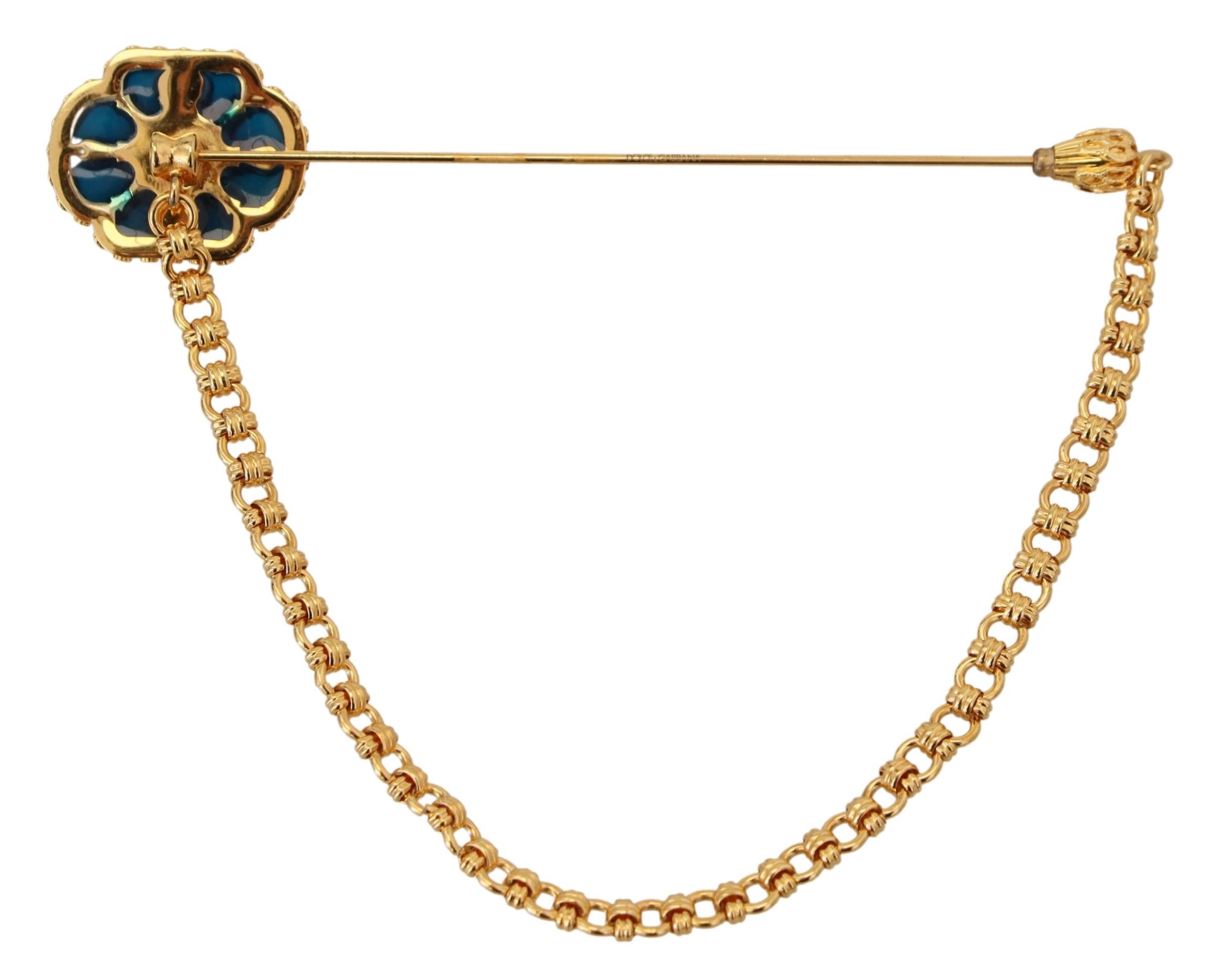 4216028.jpg Elegant Gold Brass Men's Brooch Pin - Image 4