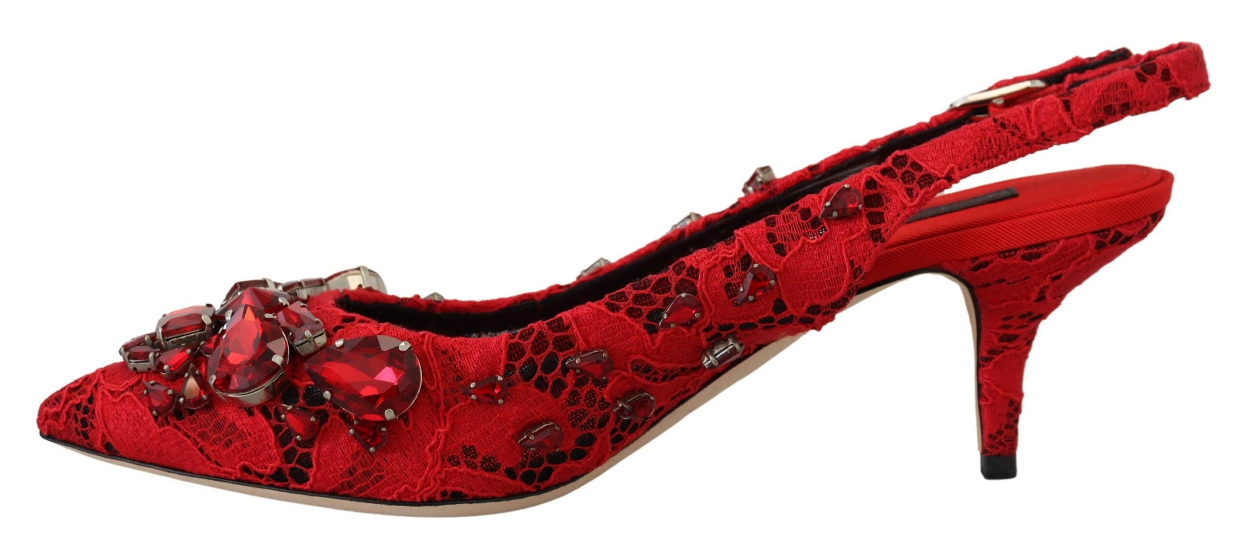 4226995.jpg Ruby Red Crystal Slingback Heels - Image 5