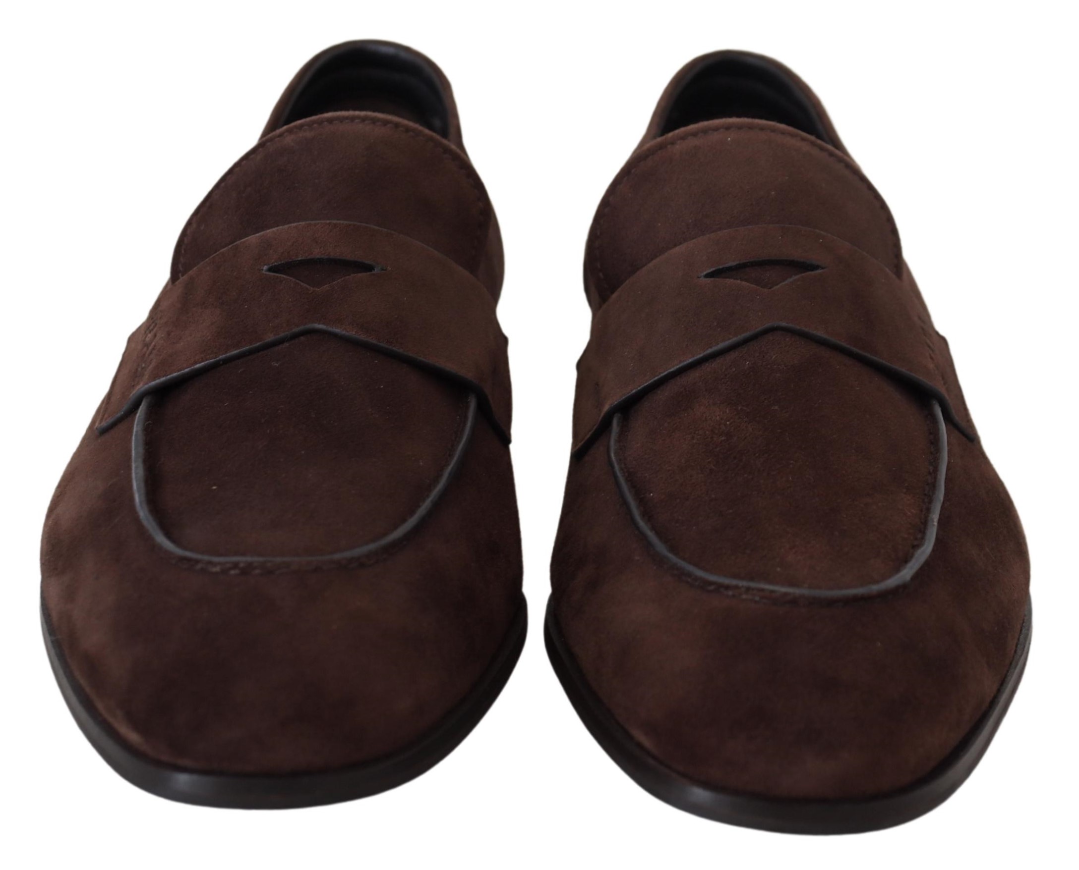 4227263.jpg Elegant Suede Leather Brown Loafers - Image 2