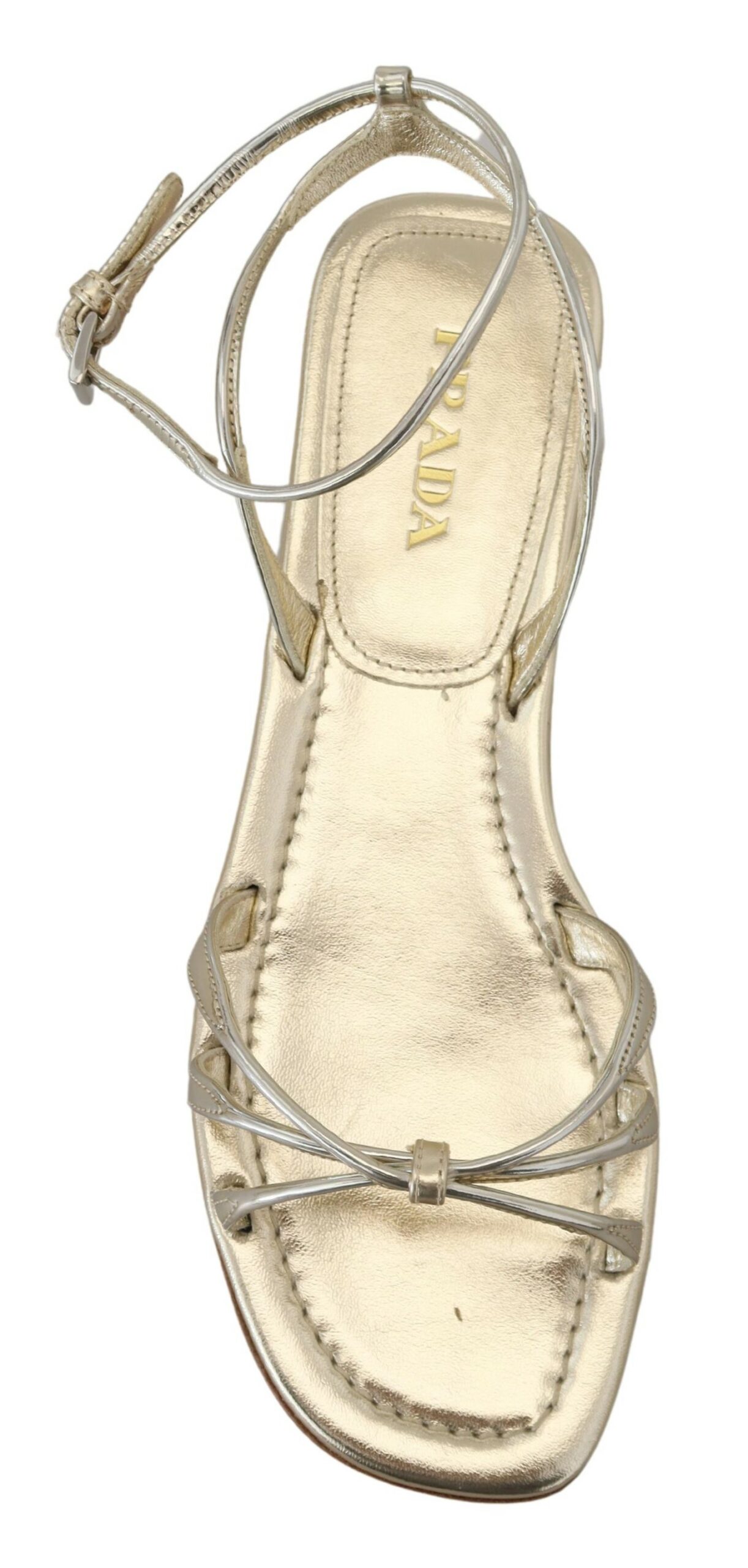 4227465.jpg Elegant Silver Ankle Strap Flats - Image 6