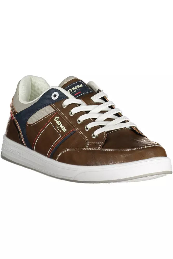 4248421.webp Brown Eco Leather Men Sneaker - Image 2