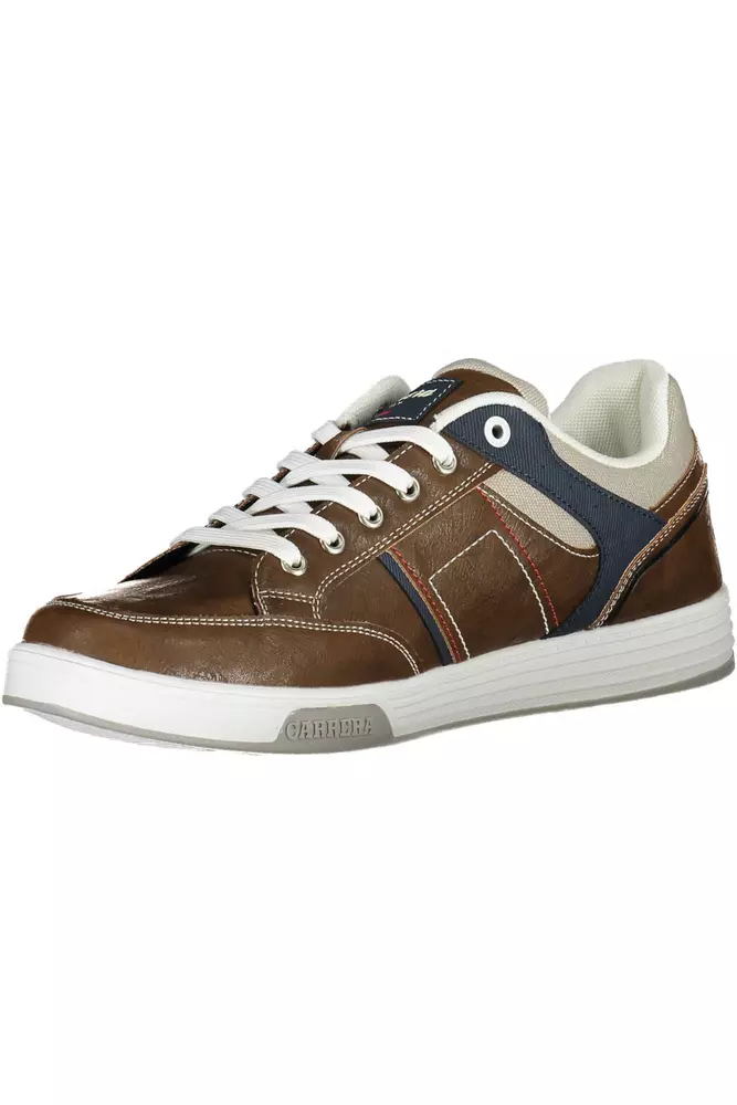 4248444.webp Brown Eco Leather Men Sneaker - Image 3