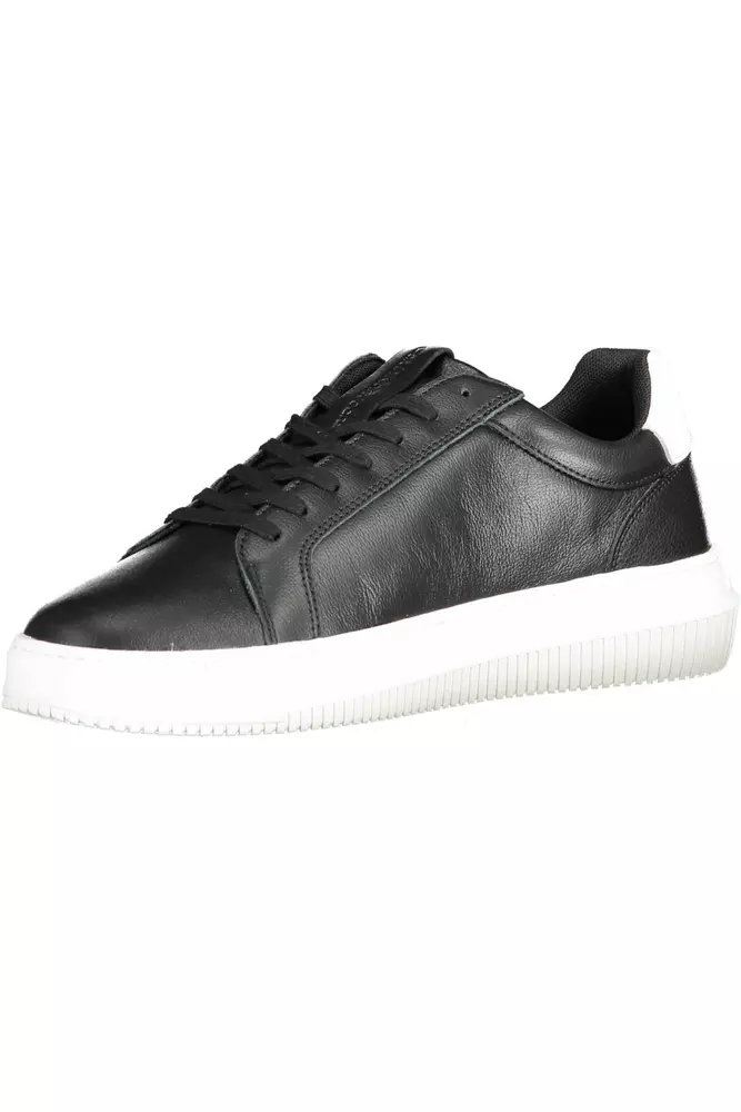 4252666.webp Black Leather Men Sneaker - Image 3