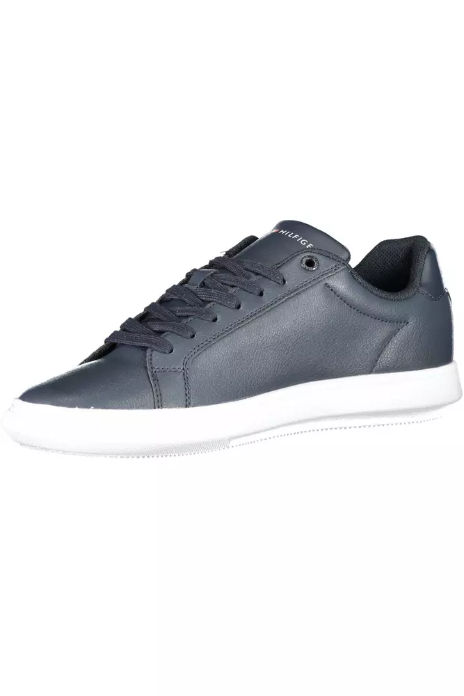 4253660.webp Blue Leather Men Sneaker - Image 3