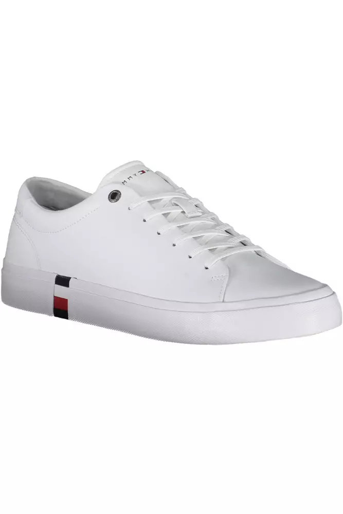 4270847.webp White Leather Men Sneaker - Image 2