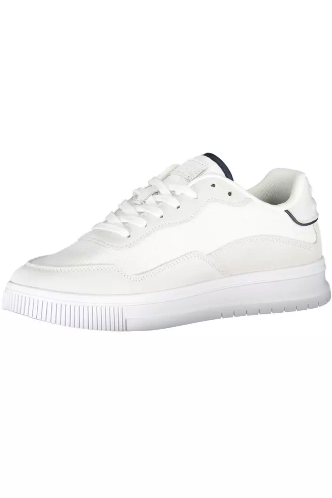 4270876.webp White Polyester Men Sneaker - Image 3