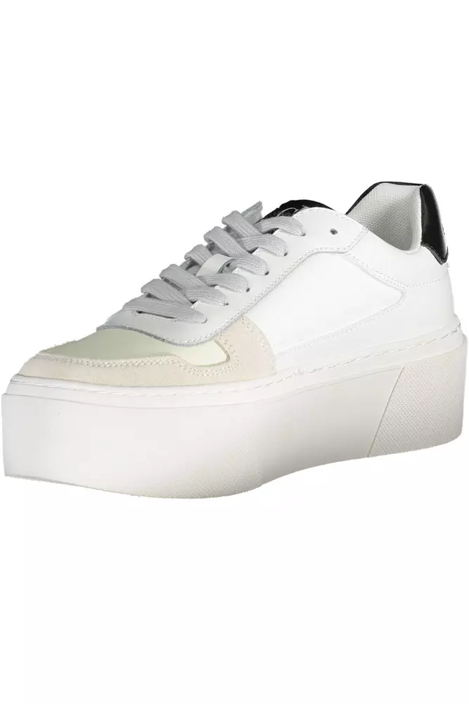 4272562.webp White Polyester Women Sneaker - Image 3