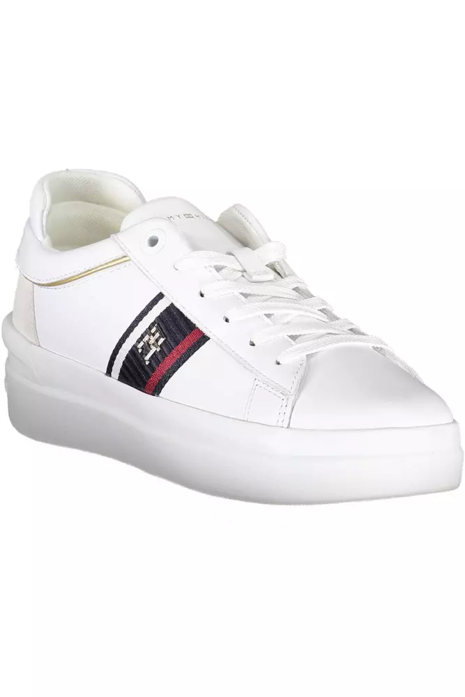 4272643.webp White Polyester Women Sneaker - Image 2
