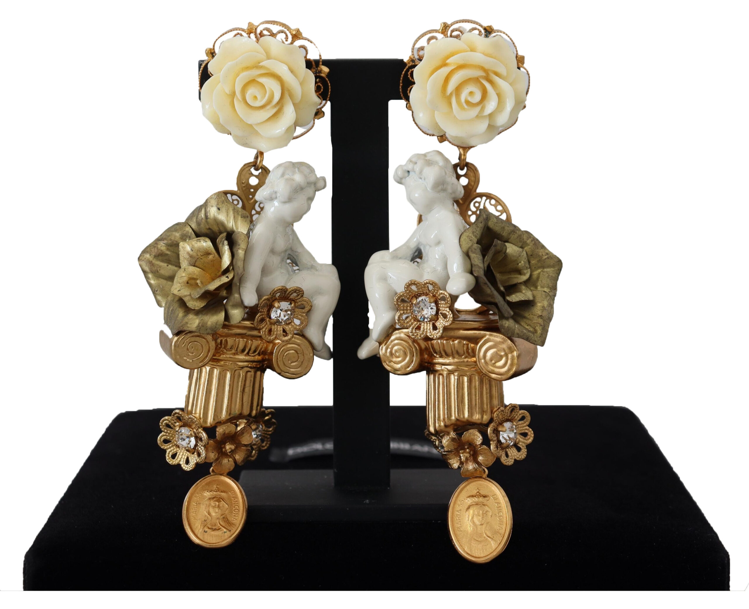 Elegant Cherub Clip-On Earrings