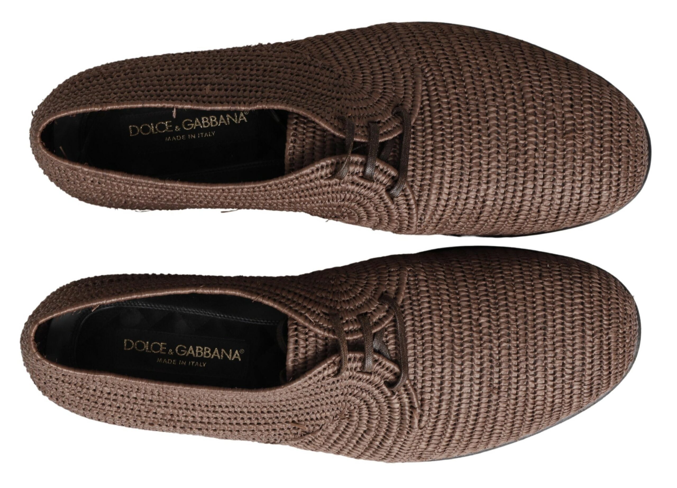 4274726.jpg Exquisite Men's Raffia Derby Shoes - Image 4