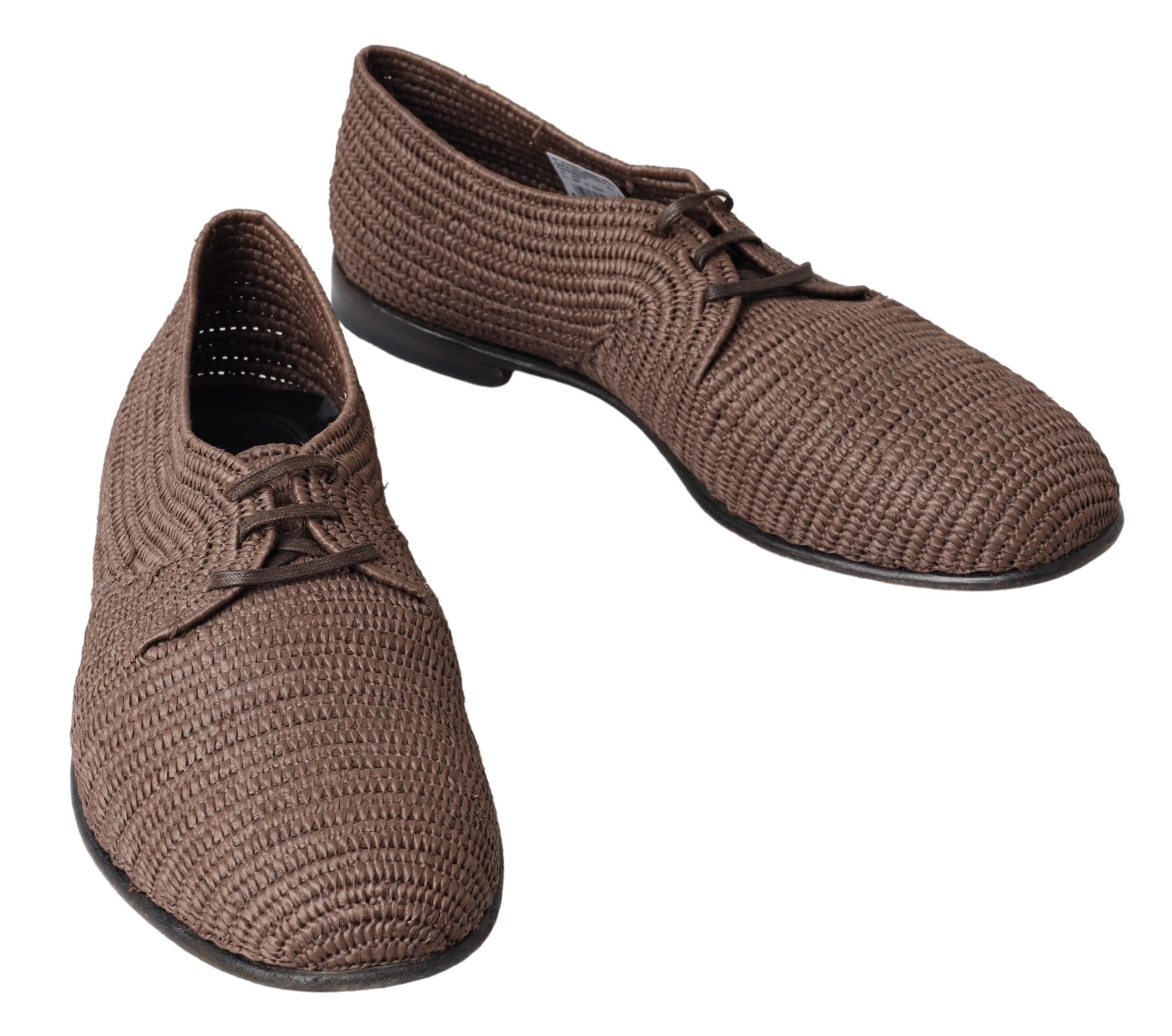 4274727.jpg Exquisite Men's Raffia Derby Shoes - Image 5