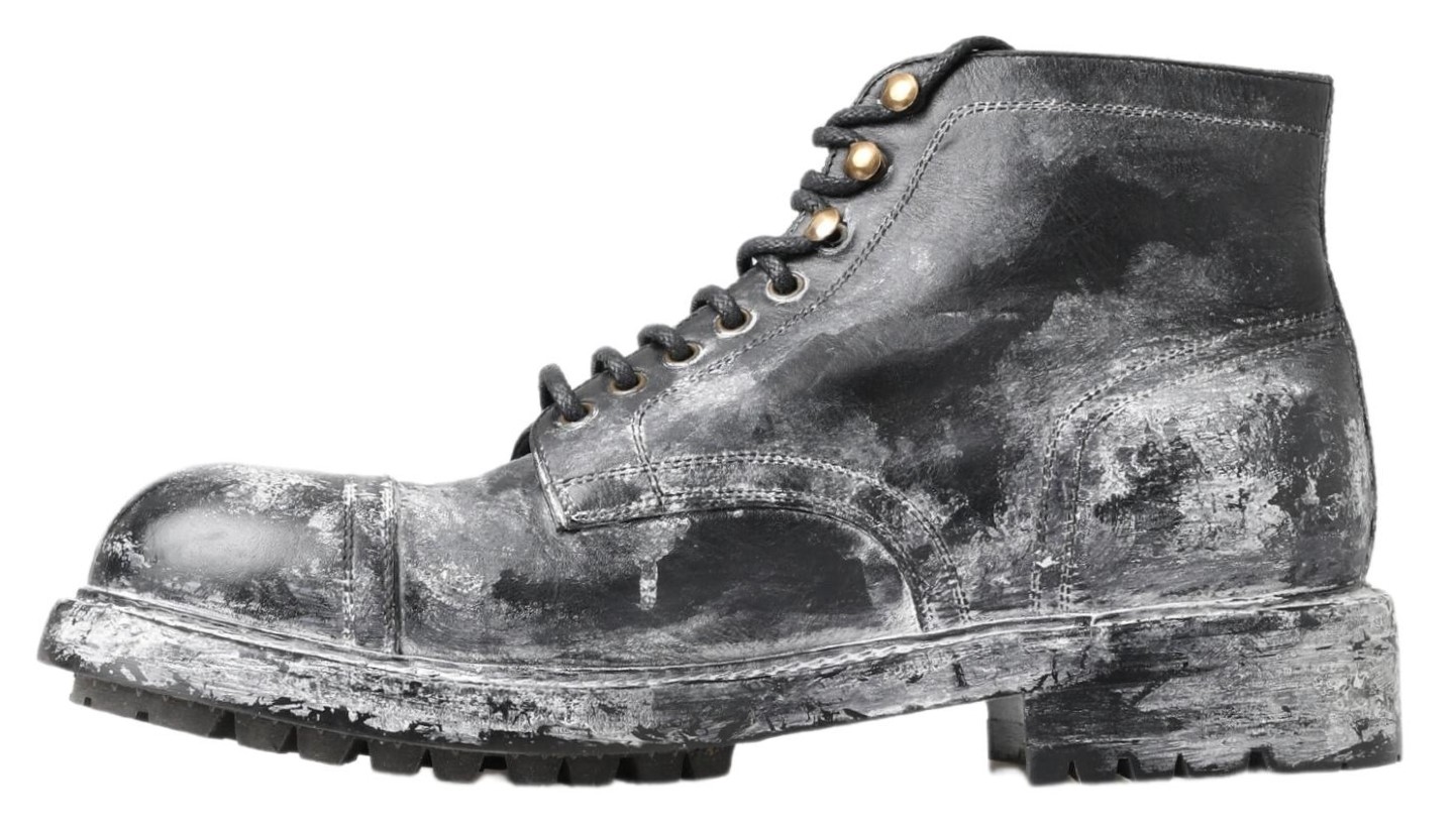 4275046.jpg Elegant Leather Combat Boots in Black - Image 2