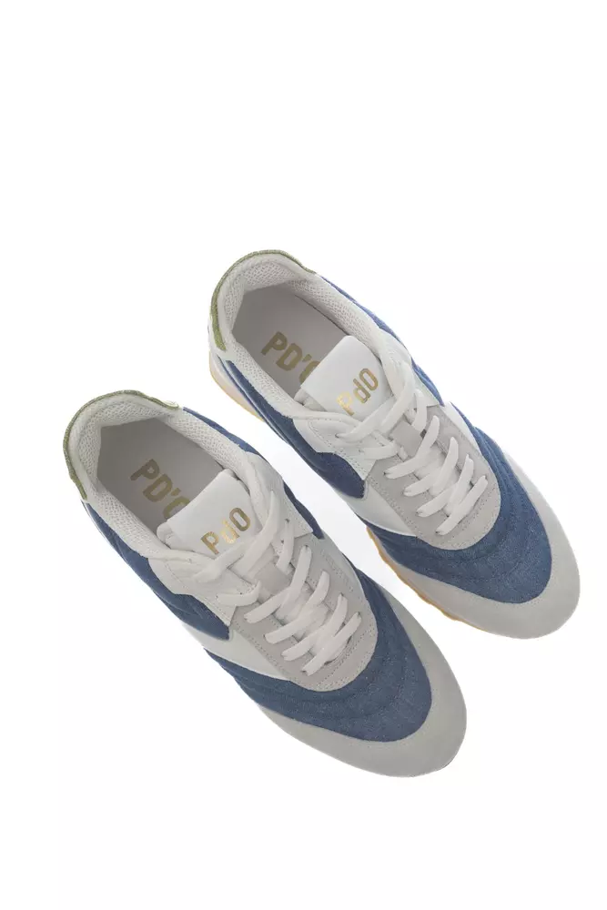 4279701.webp Light Blue Leather Men Sneaker - Image 2
