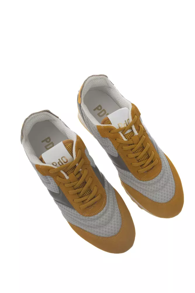 4279930.webp Orange Leather Men Sneaker - Image 2