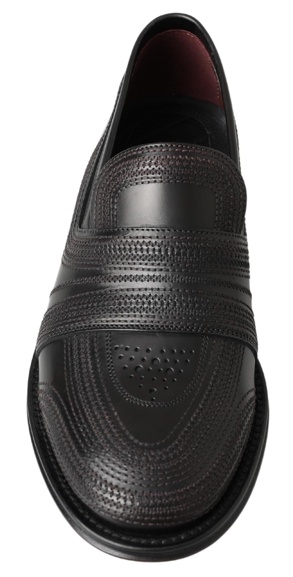 4282245.jpg Elegant Black Leather Slipper Loafers - Image 4