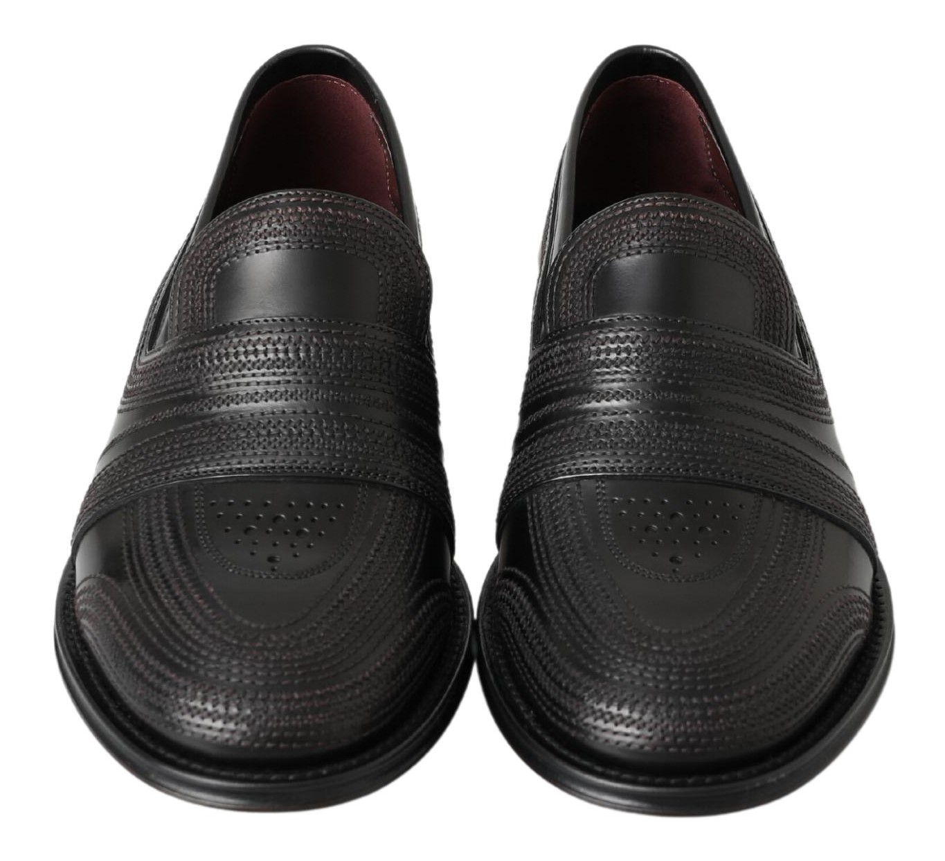 4282246.jpg Elegant Black Leather Slipper Loafers - Image 5