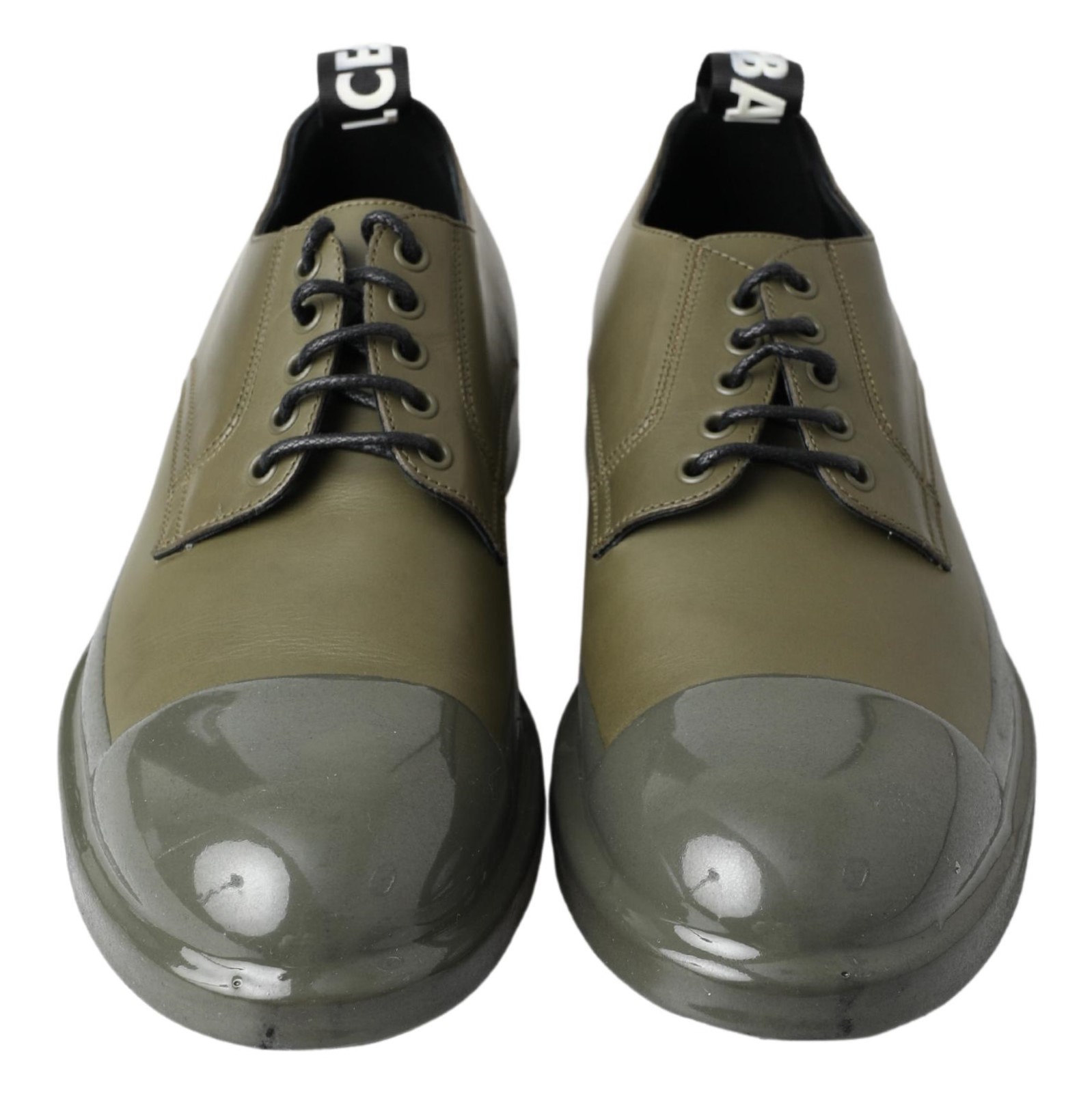 4282330.jpg Emerald Elegance Leather Derby Shoes - Image 4
