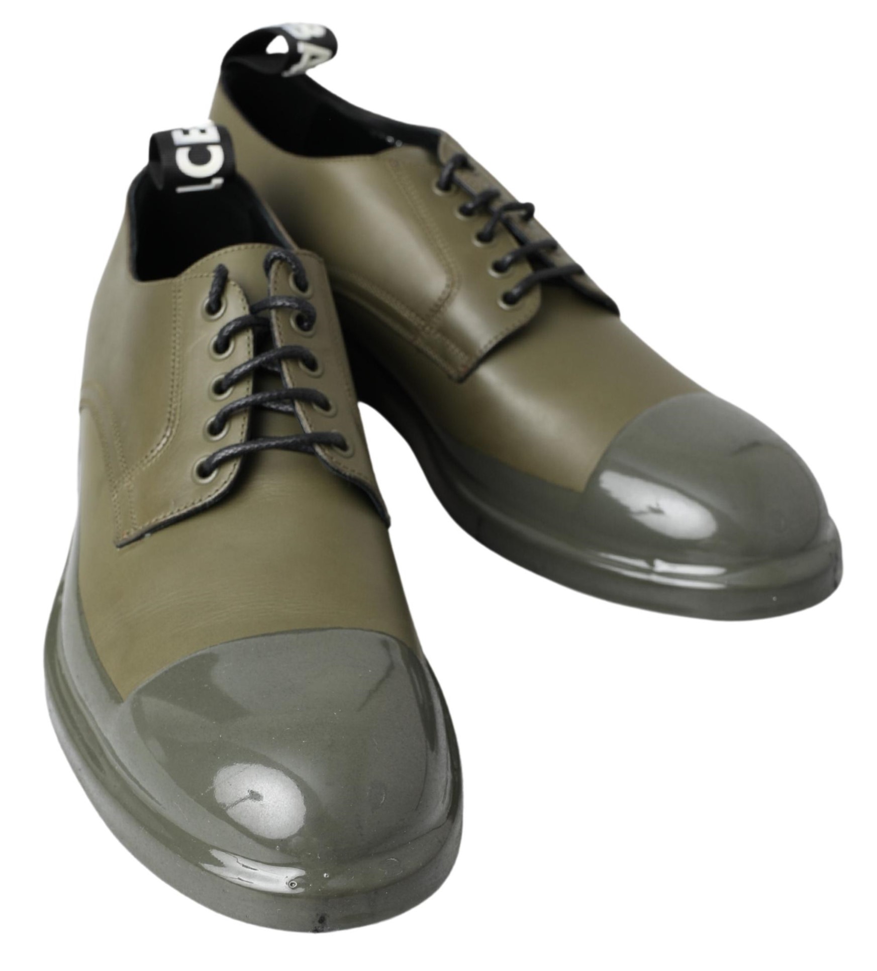 4282332.jpg Emerald Elegance Leather Derby Shoes - Image 6